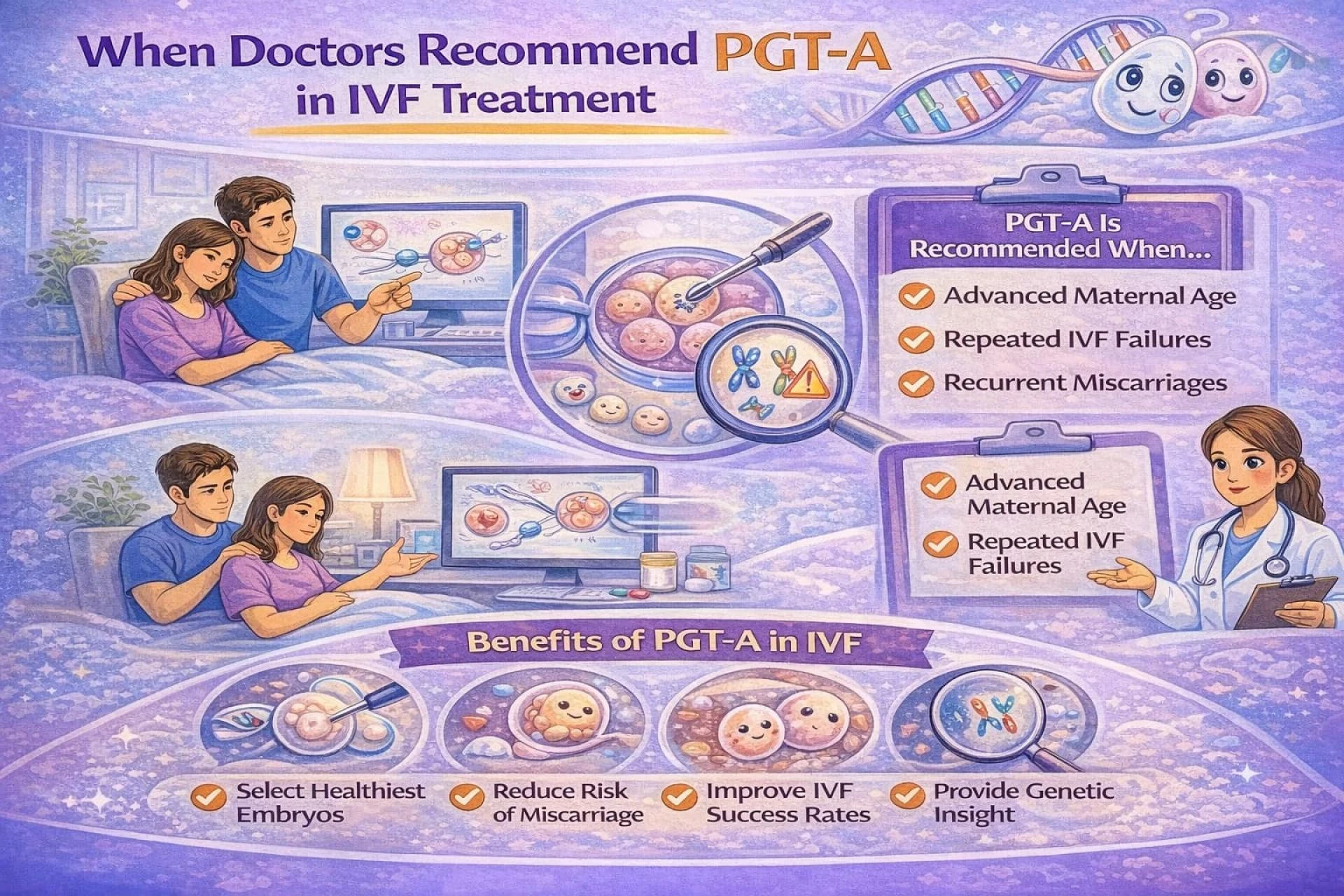 When Doctors Recommend PGT-A in IVF Treatment