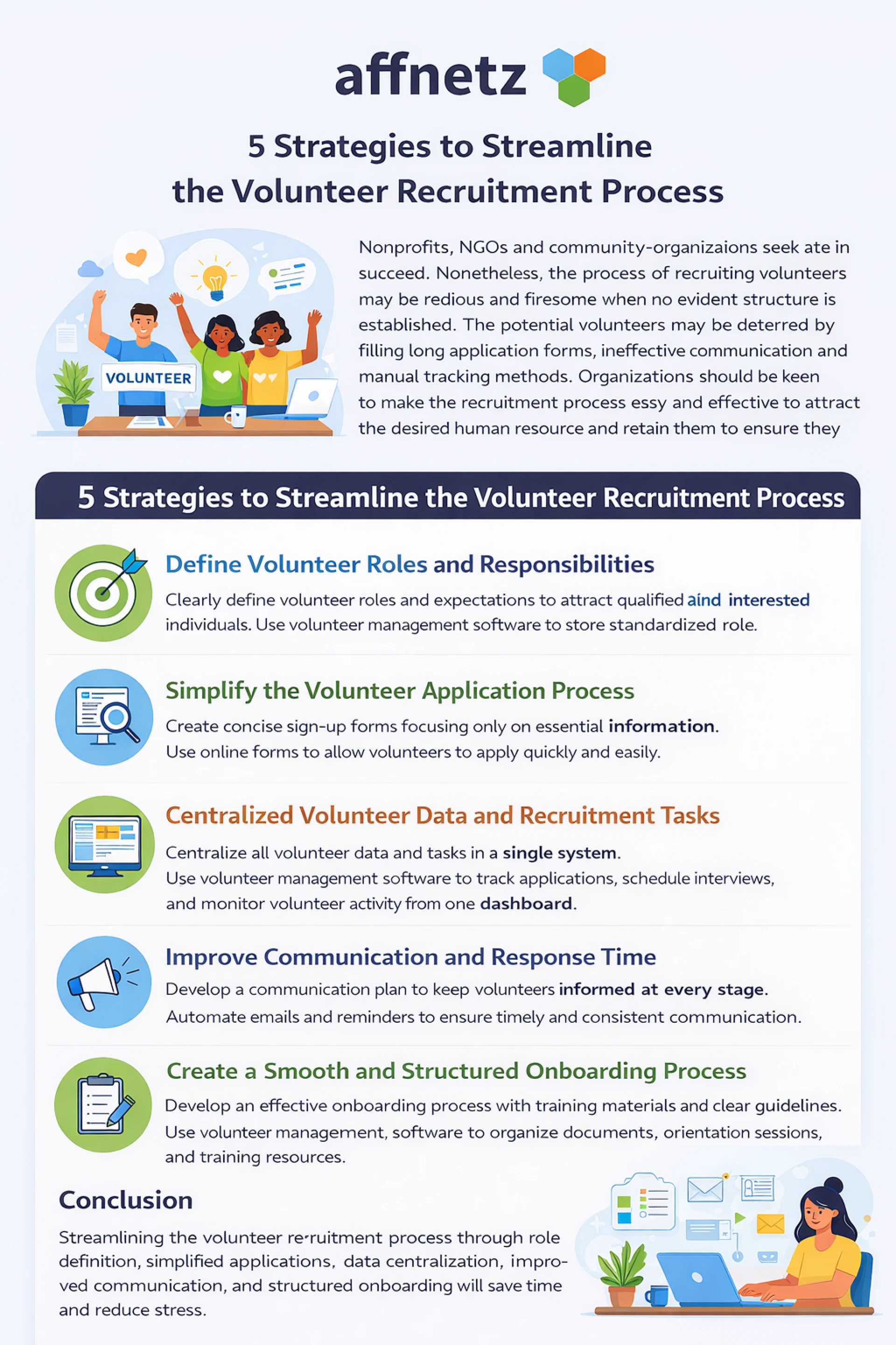 5 Strategies to Streamline the Volunteer Recruitment Process