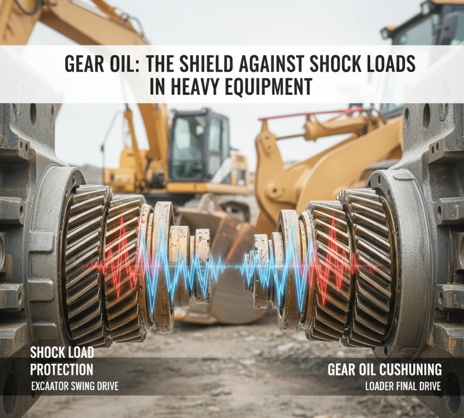 How Gear Oil Protects Gears Against Shock Loads in Excavators & Loaders