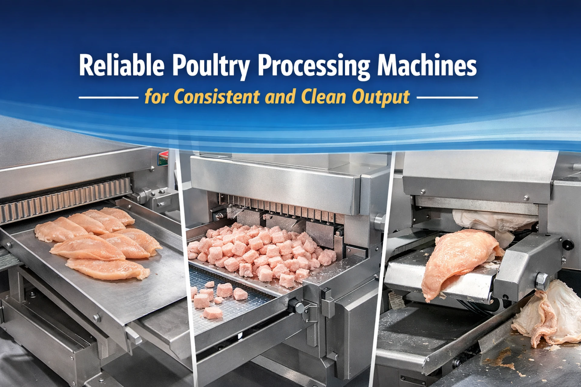 Reliable Poultry Processing Machines for Consistent and Clean Output
