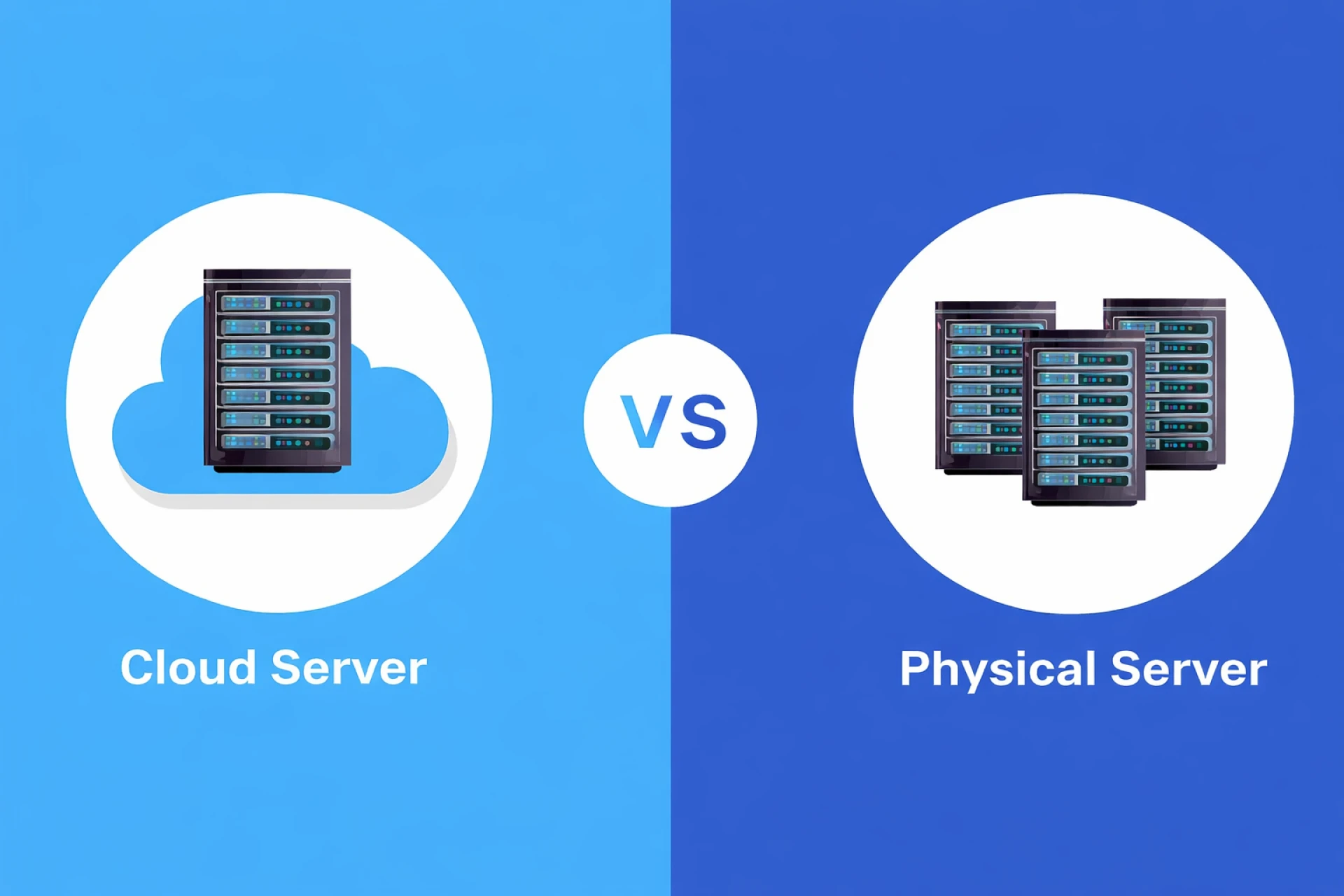 What Is the Difference Between Cloud Servers and Physical Server Rental?