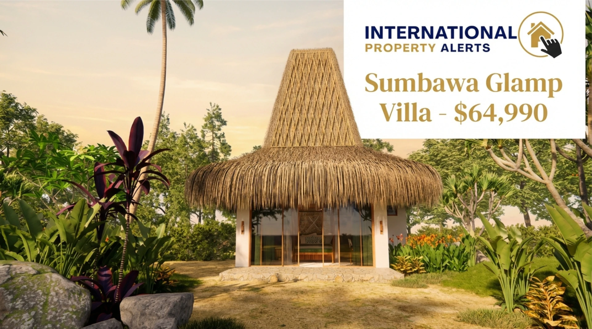 Sumbawa Glamp Villa: Affordable Entry into Indonesia's Emerging Paradise for Just $64,990
