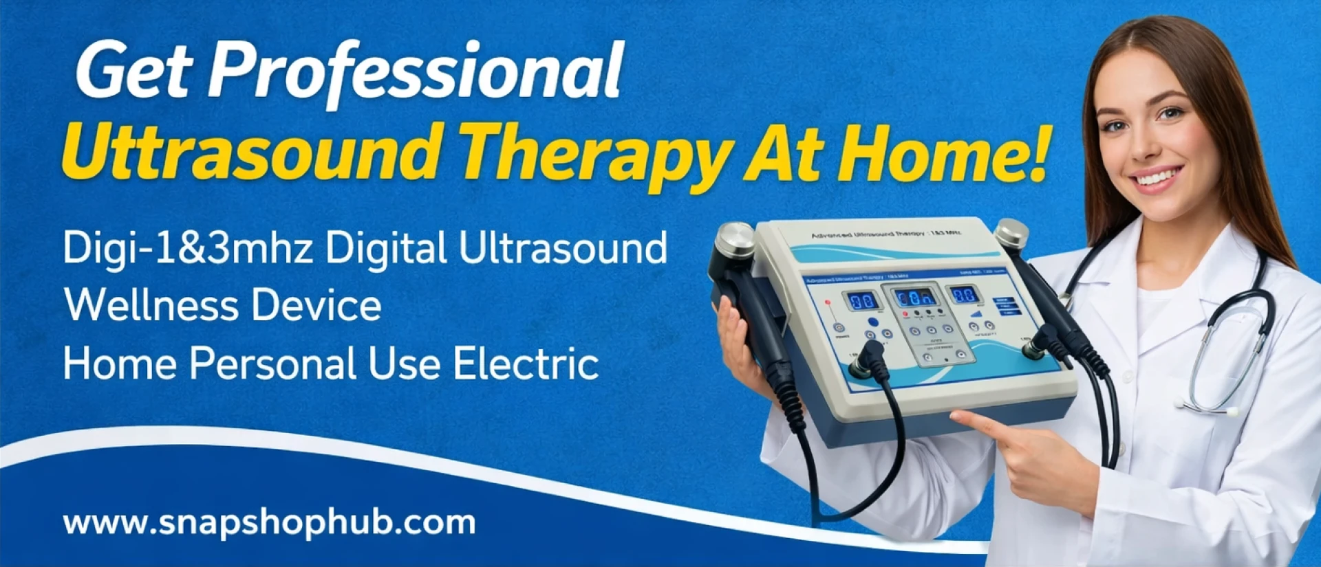 Portable Ultrasound Therapy Machine for Muscle and Joint Care
