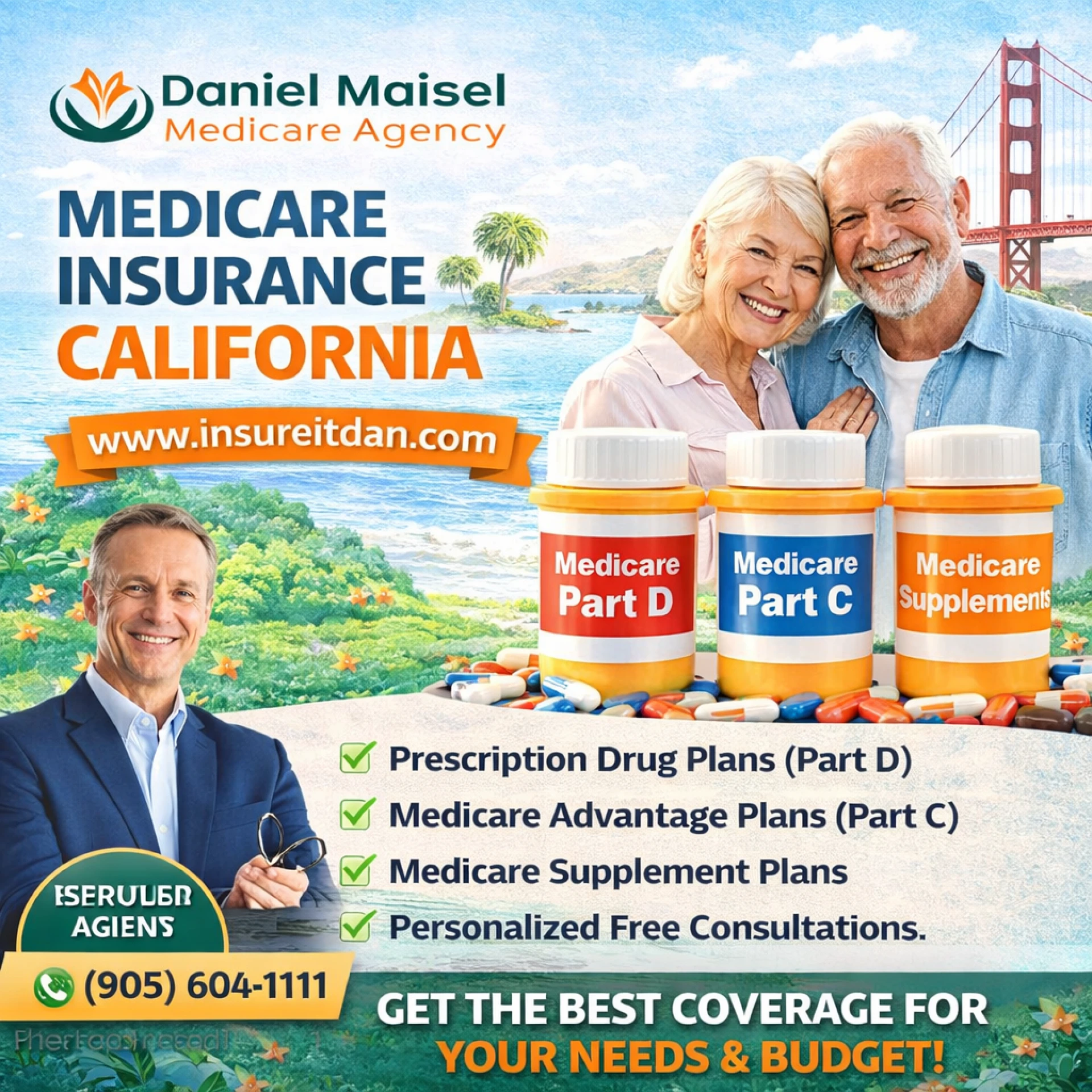 Medicare Part D, Part C & Supplement Plans in California | Universal Insurance Solutions