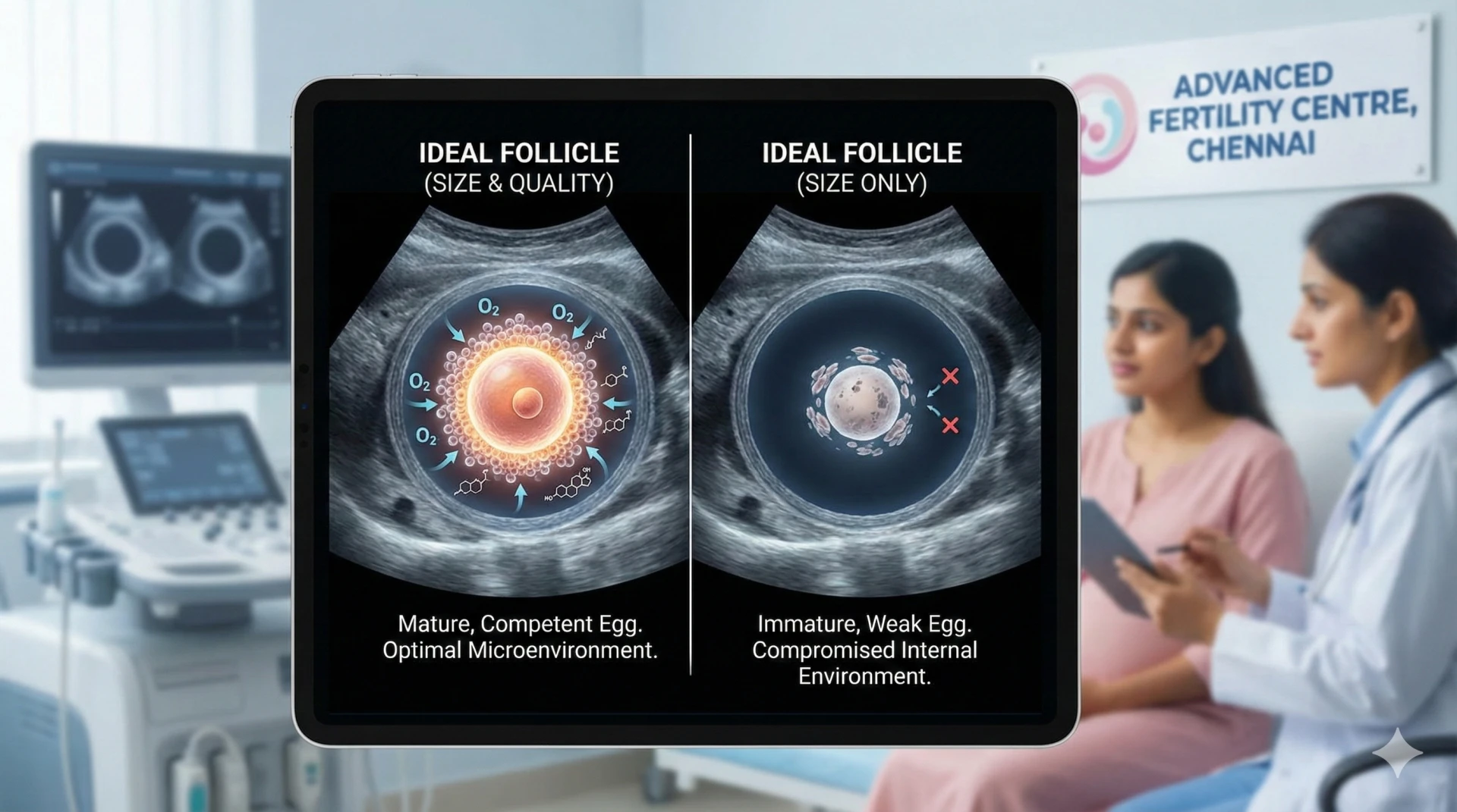 Why Follicles of the Same Size Can Produce Very Different Quality Eggs