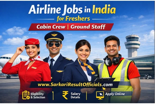Airline Jobs in India for Freshers Cabin Crew Ground Staff