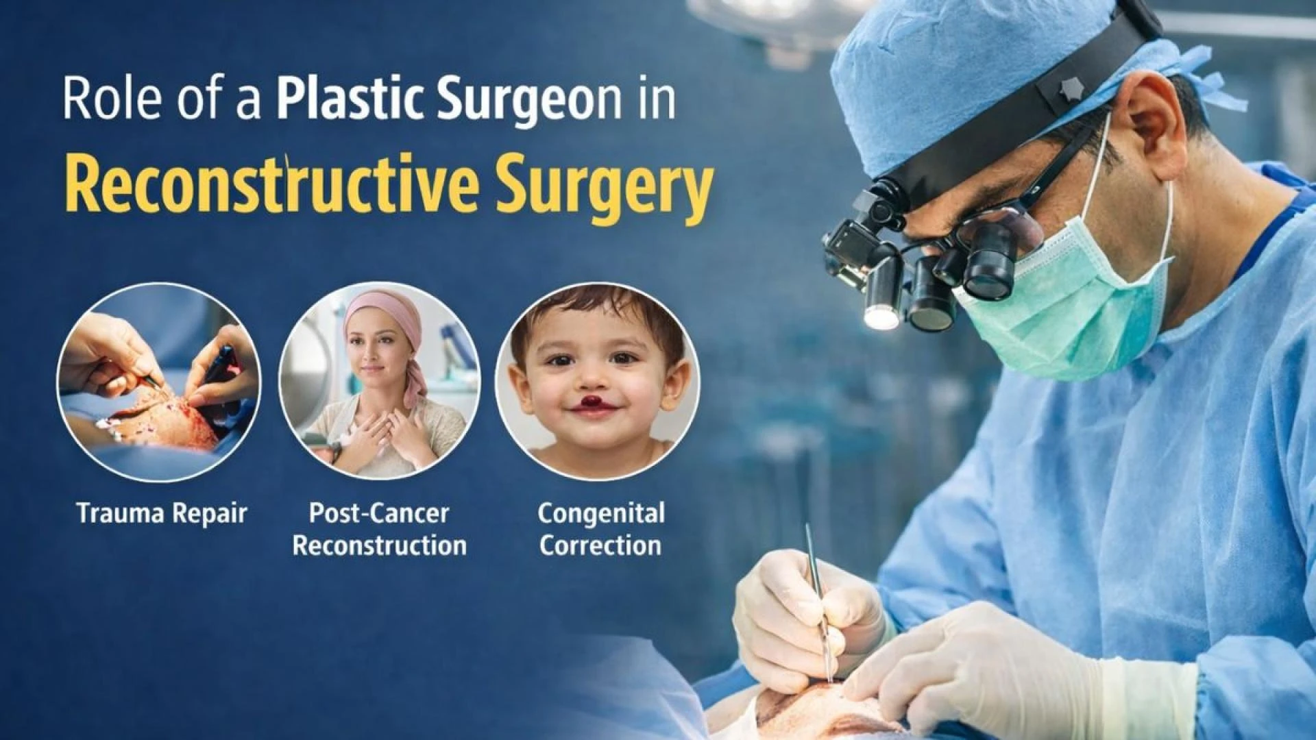 Role of a Plastic Surgeon in Reconstructive Surgery