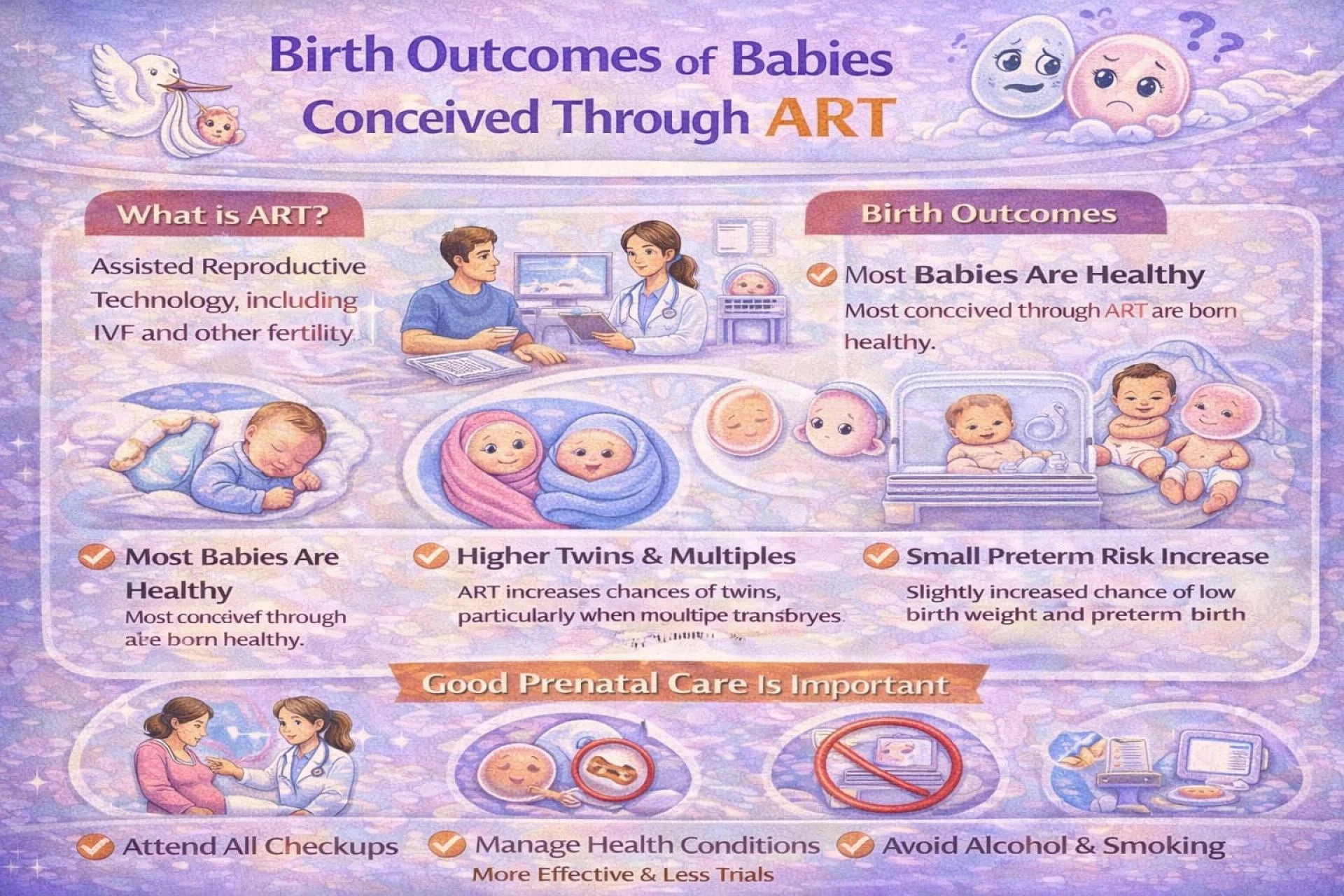 Birth Outcomes of Babies Conceived Through ART