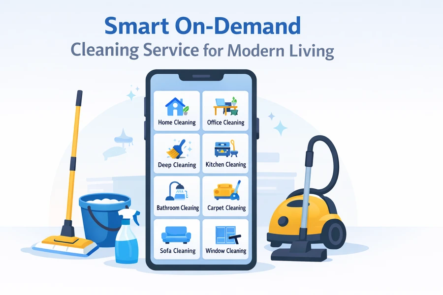 Smart On-Demand Cleaning Service for Modern Living