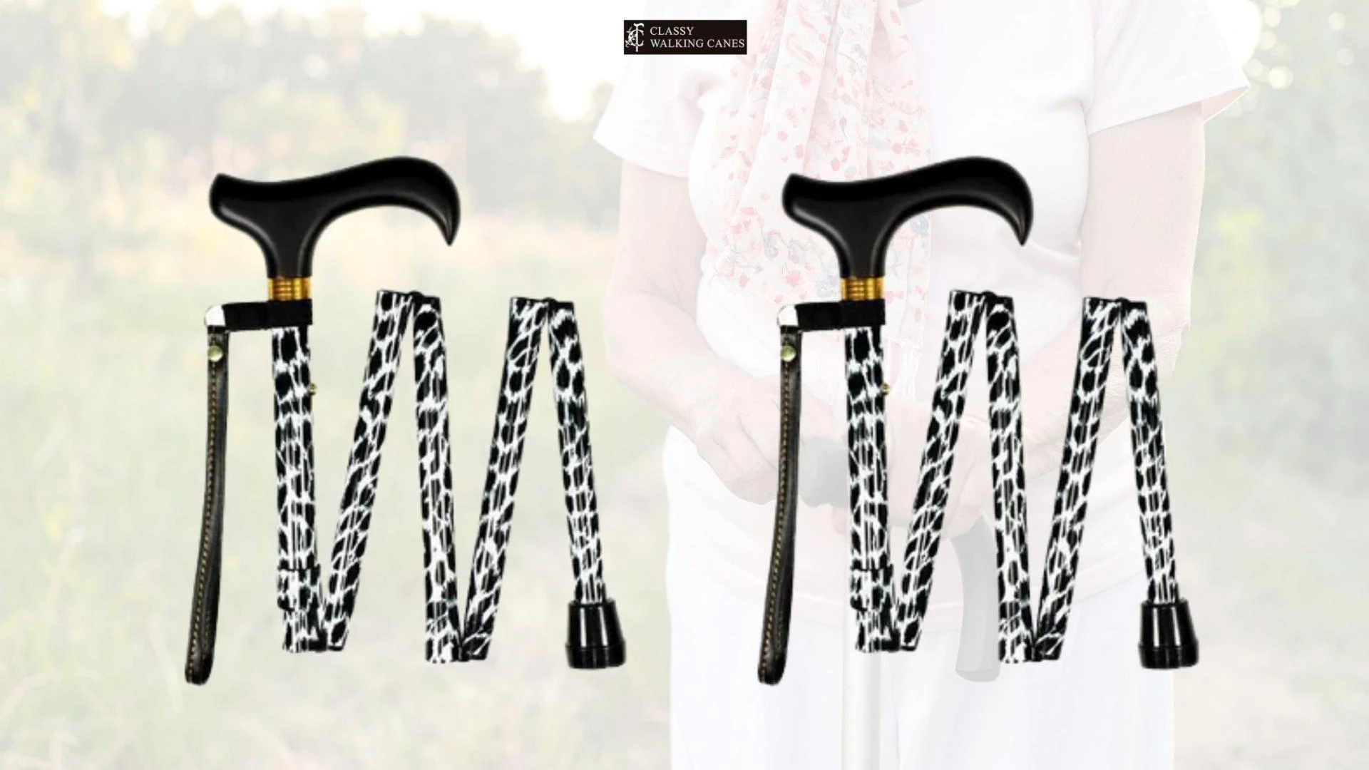 Why Choose a Handbag Size Zebra Folding Walking Cane?