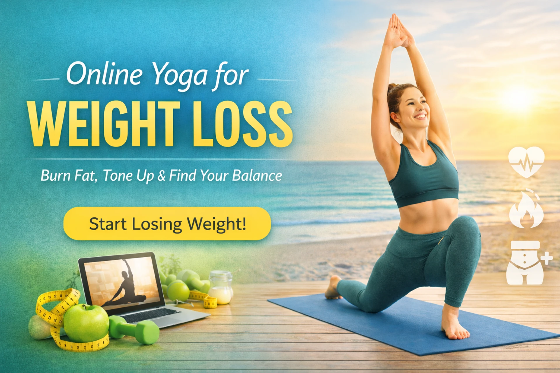 Online Yoga for Weight Loss: Simple Poses That Deliver Real Results