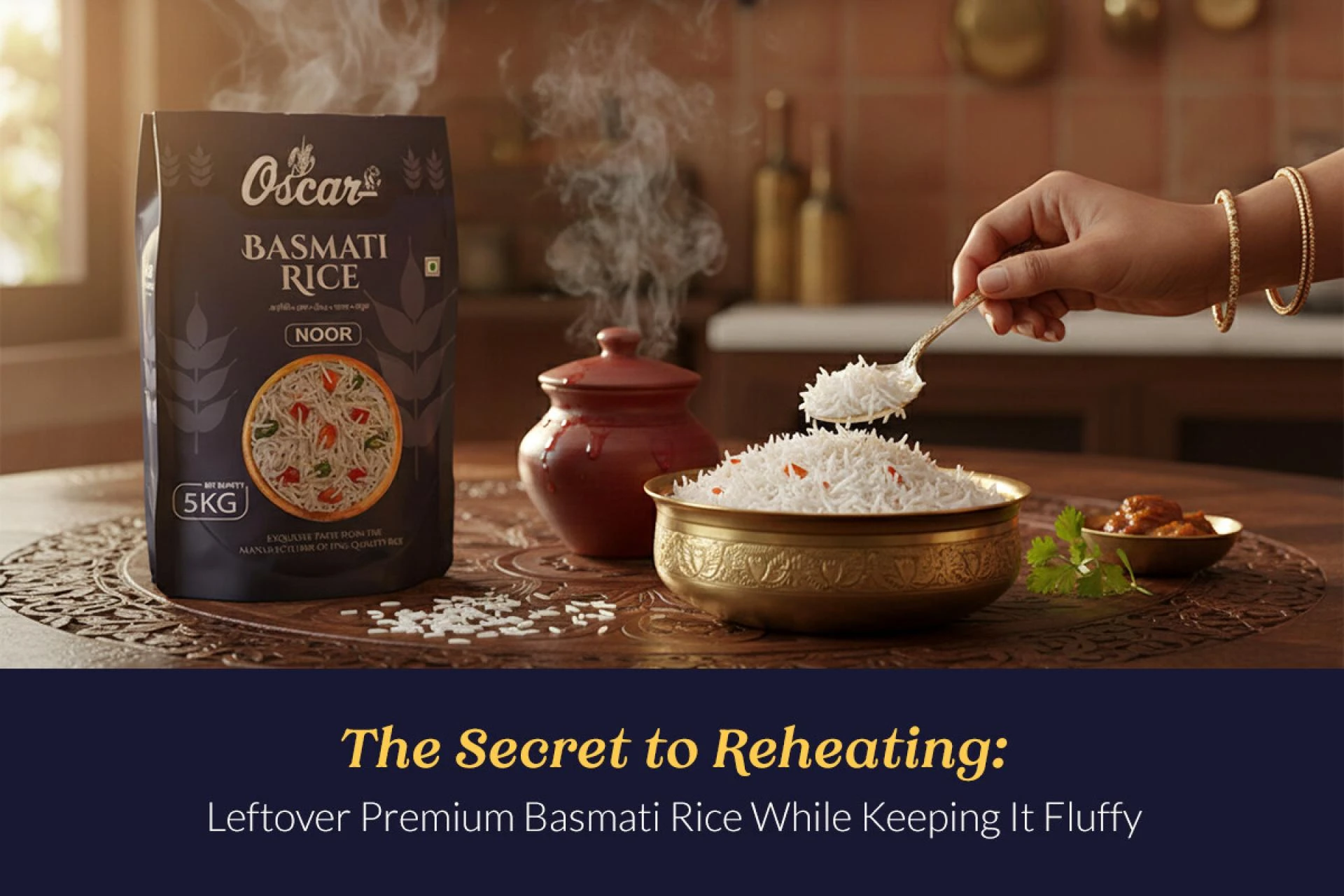How to Reheat Premium Basmati Rice & Keep It Fluffy?