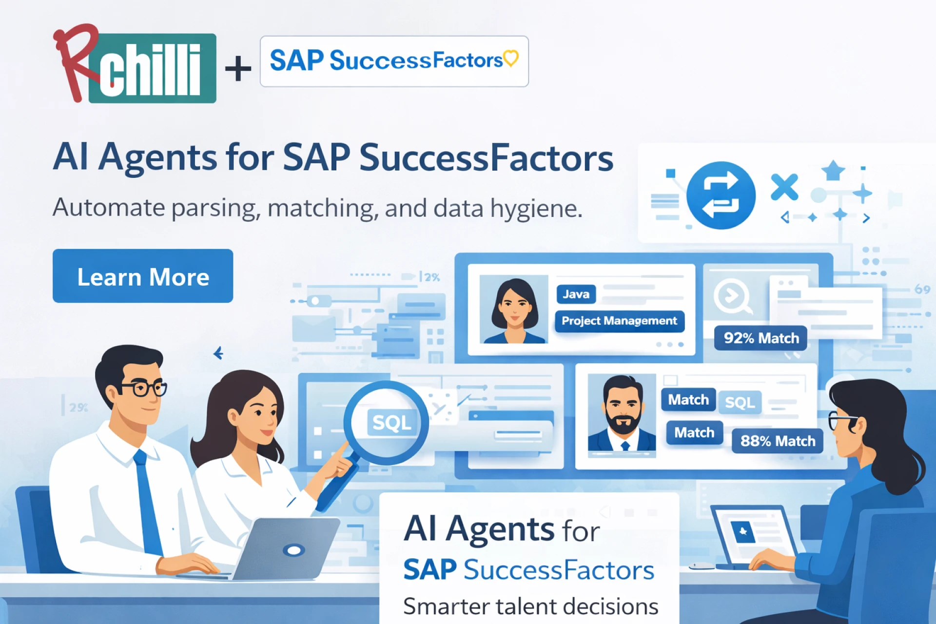 Designing Autonomous HR Journeys with RChilli AI Agents in SAP SuccessFactors