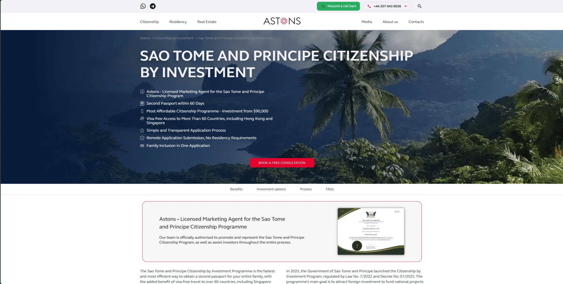 São Tomé and Príncipe Citizenship by Investment: A Practical Overview