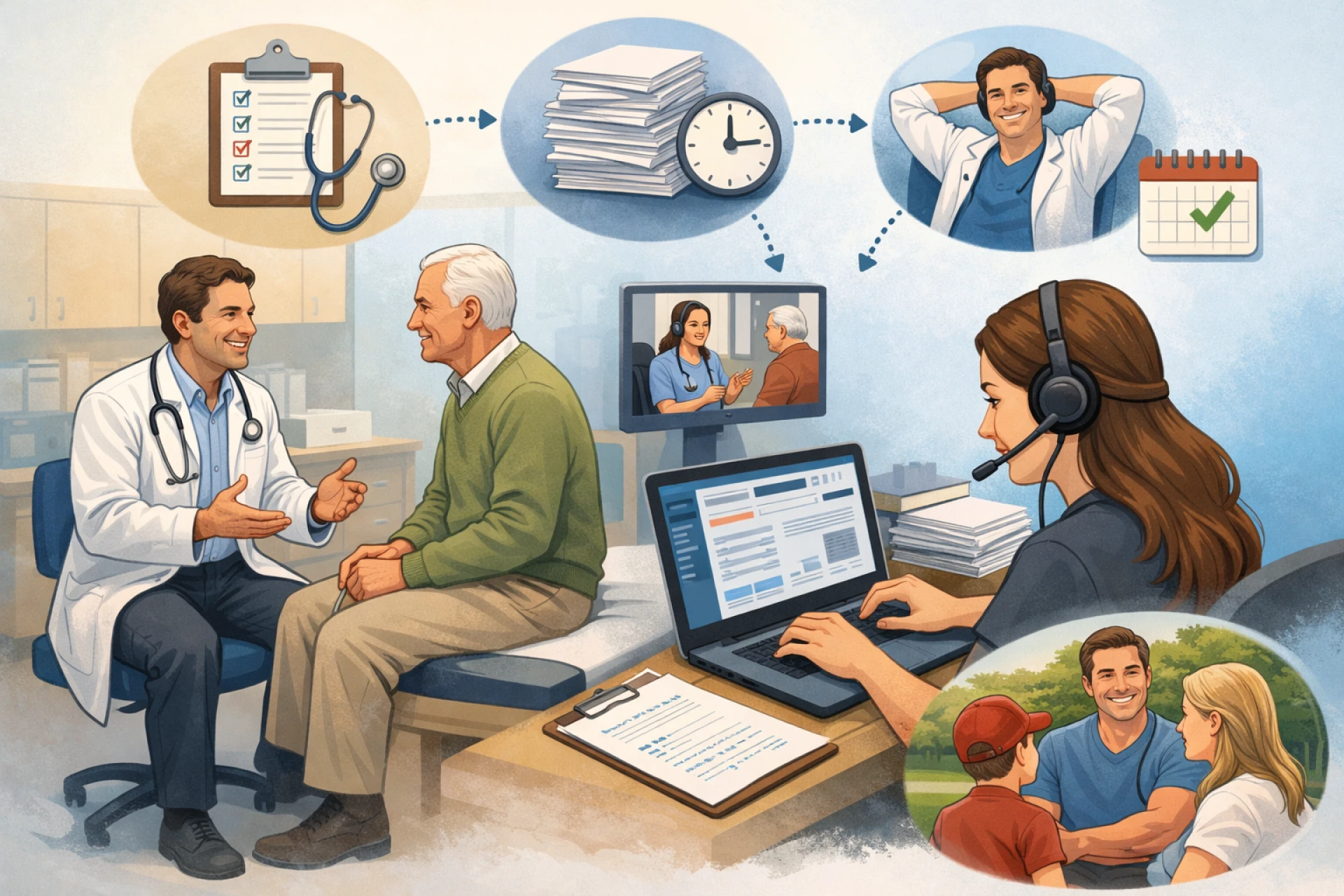 How Medical Scribing Reduces Physician Documentation Burden