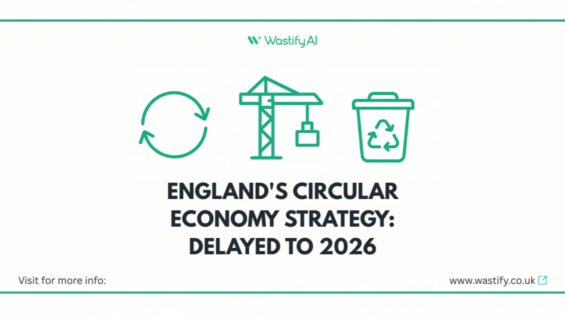 England's Circular Economy Strategy: Delayed to 2026