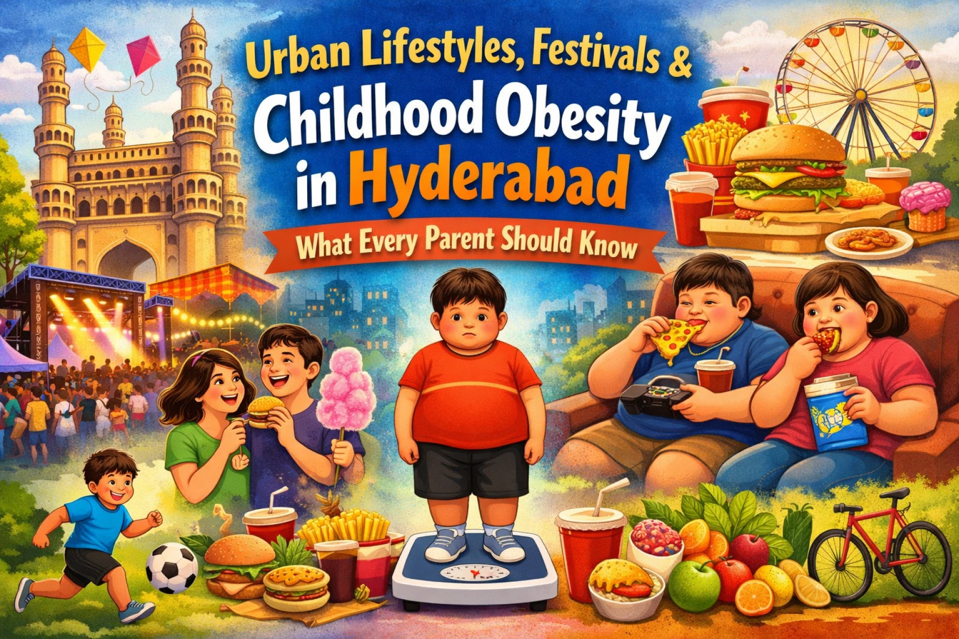 Urban Lifestyles, Festivals & Childhood Obesity in Hyderabad: What Every Parent Should Know