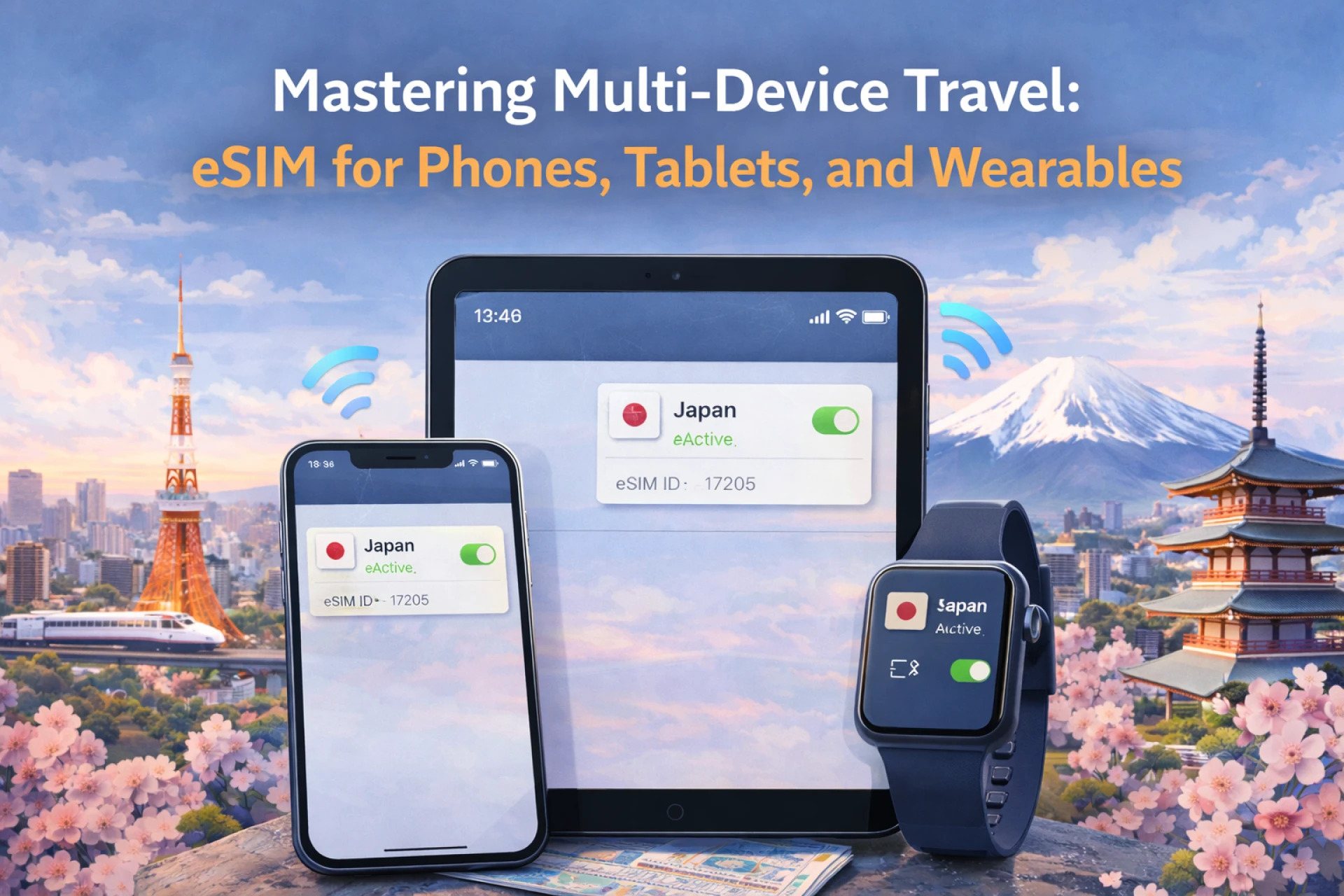 Mastering Multi-Device Travel: eSIM for Phones, Tablets, and Wearables