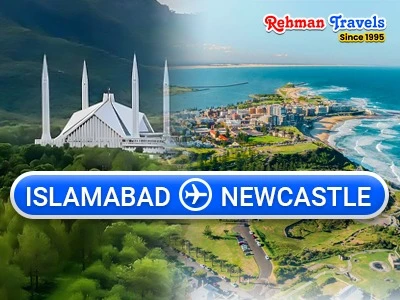 Islamabad to Newcastle Air Tickets: Airlines, Stops & Prices