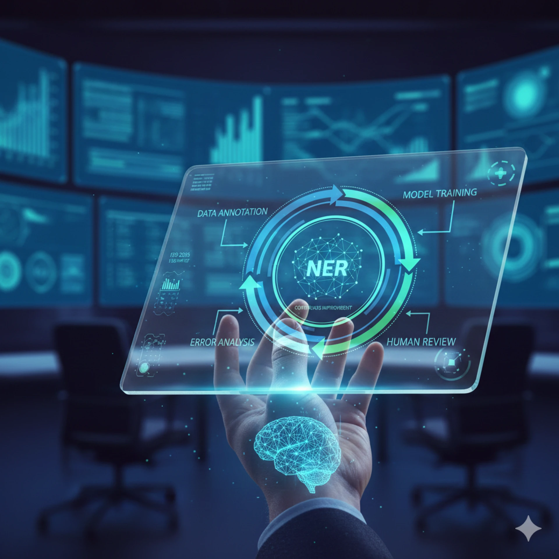 Human-in-the-Loop Workflows for Continuous NER Model Improvement