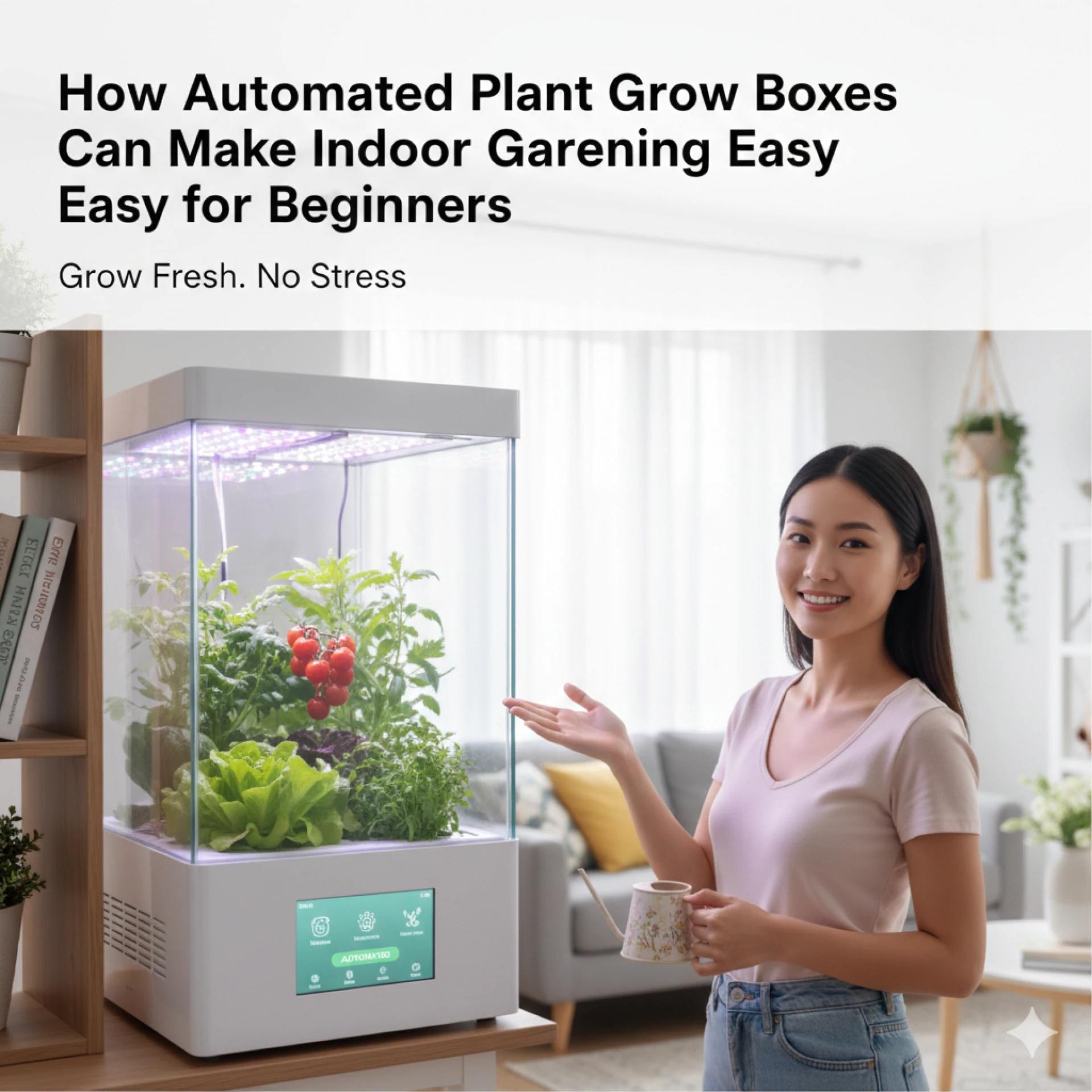 How Automated Plant Grow Boxes Can Make Indoor Gardening Easy for Beginners