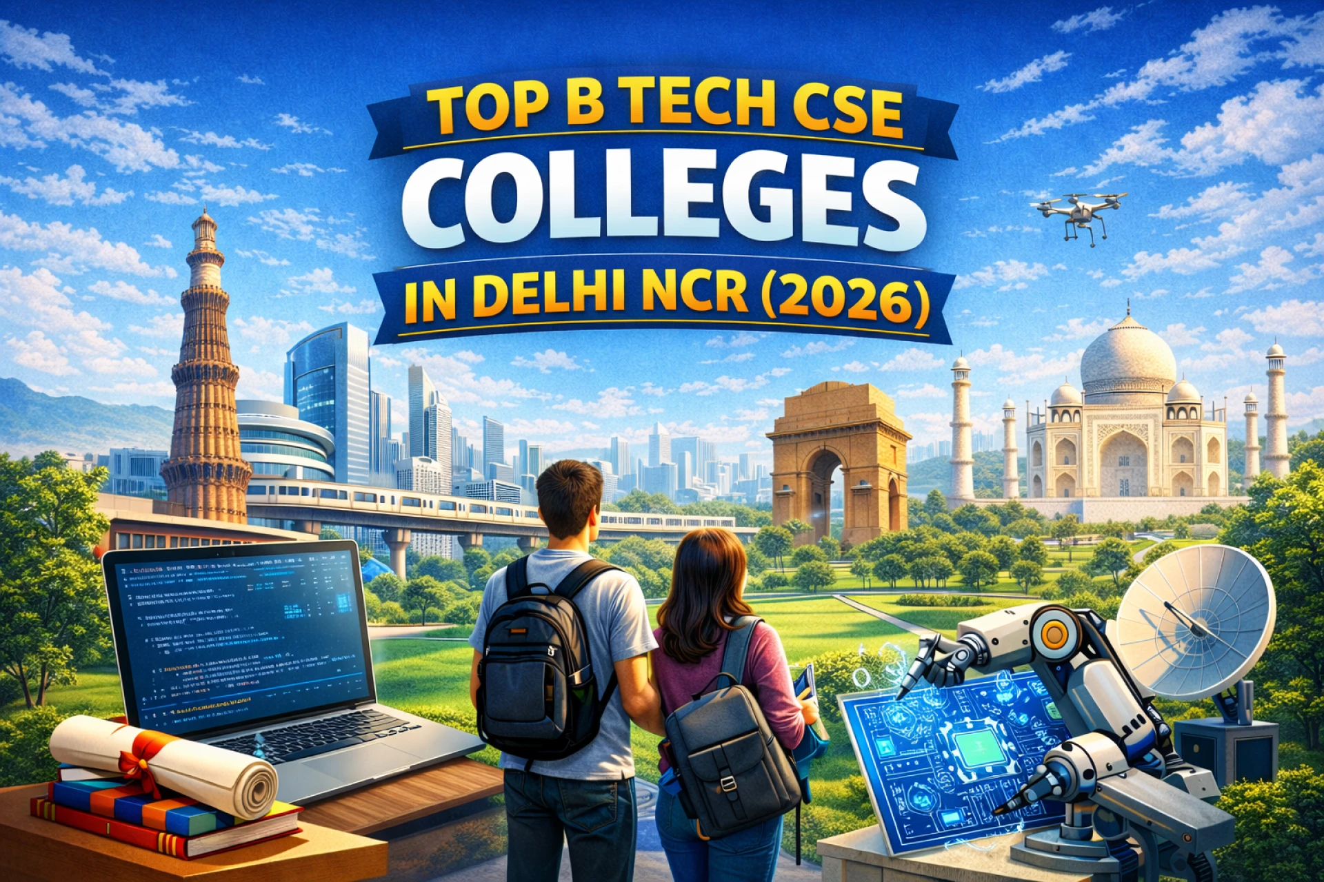 Top B Tech CSE Colleges in Delhi NCR (2026)