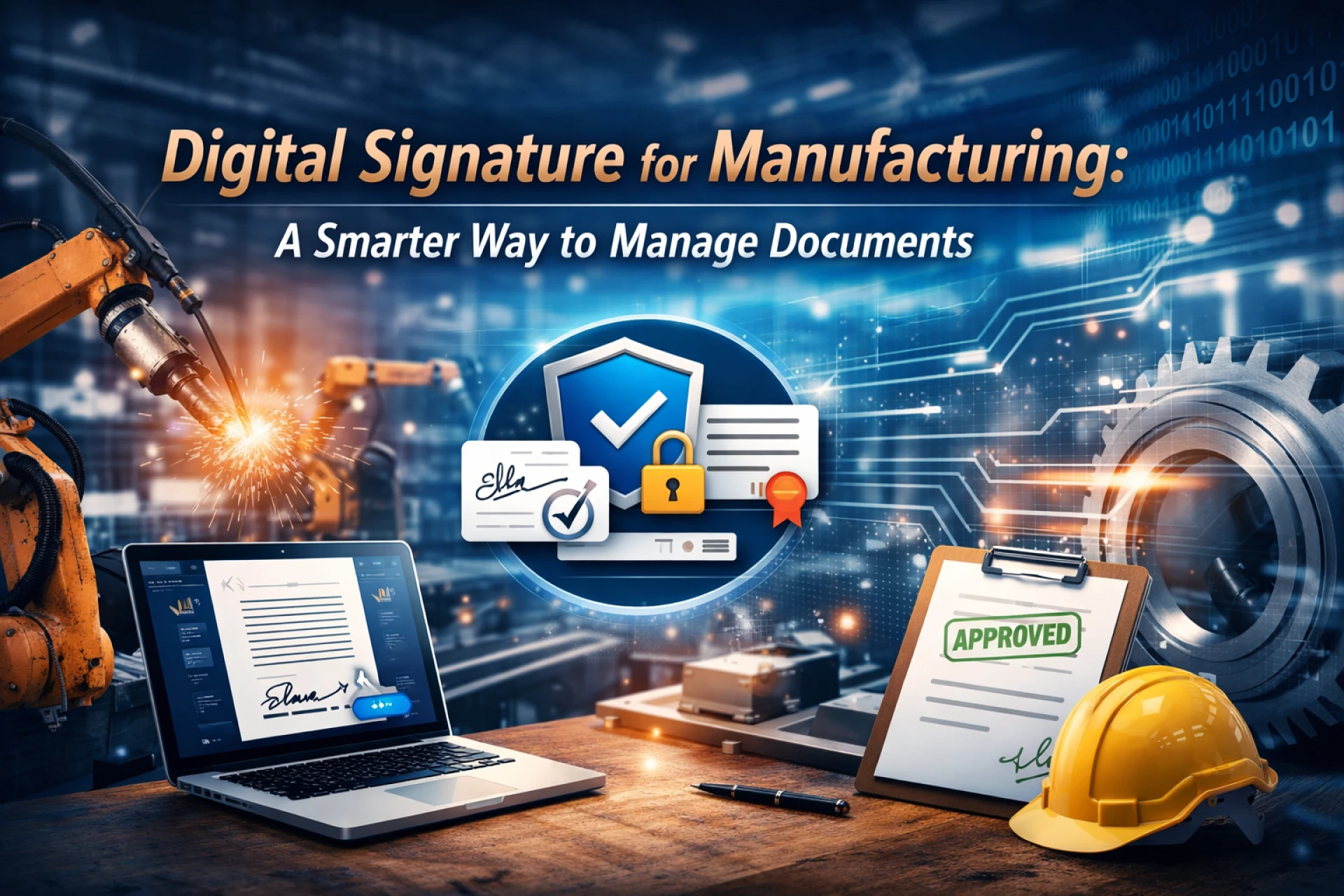 Digital Signature for Manufacturing: A Smarter Way to Manage Documents