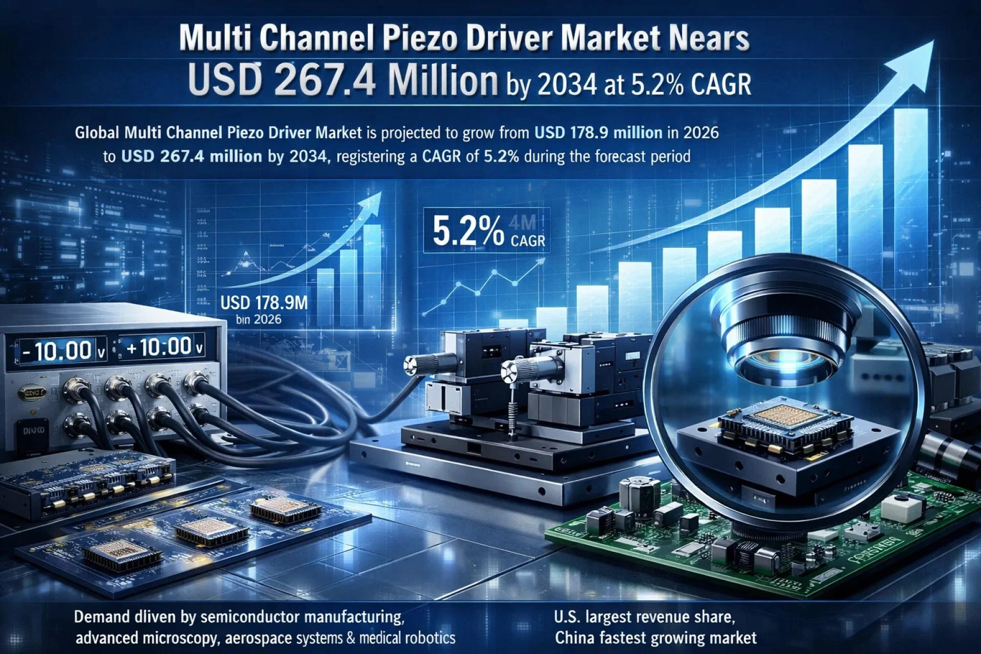Draft: My Post TitleMulti Channel Piezo Driver Market Nears USD 267.4 Million by 2034 at 5.2% CAGR