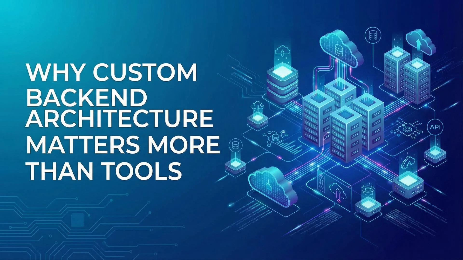 Why Custom Backend Architecture Matters More Than Tools 