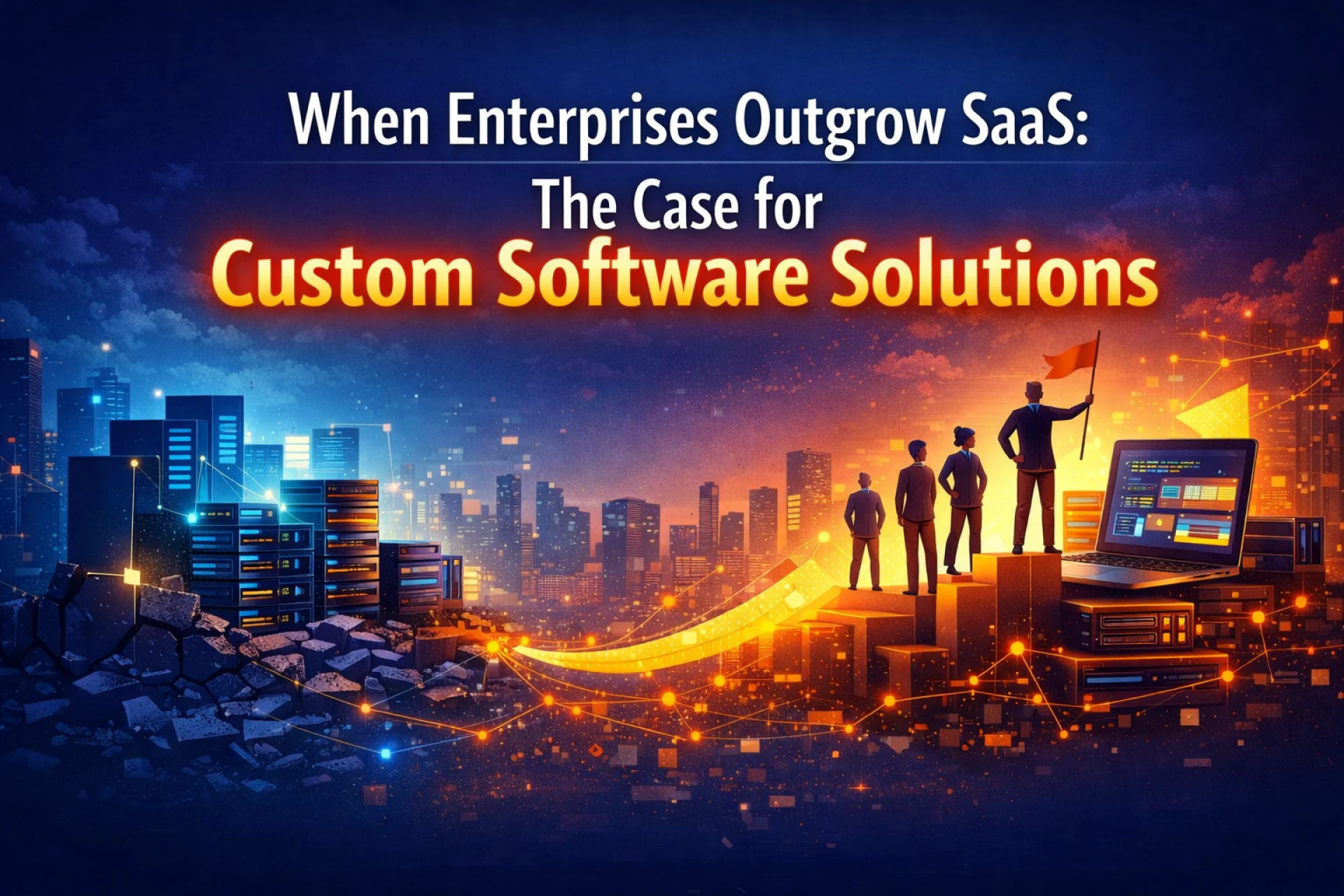 When Enterprises Outgrow SaaS: The Case for Custom Software Solutions