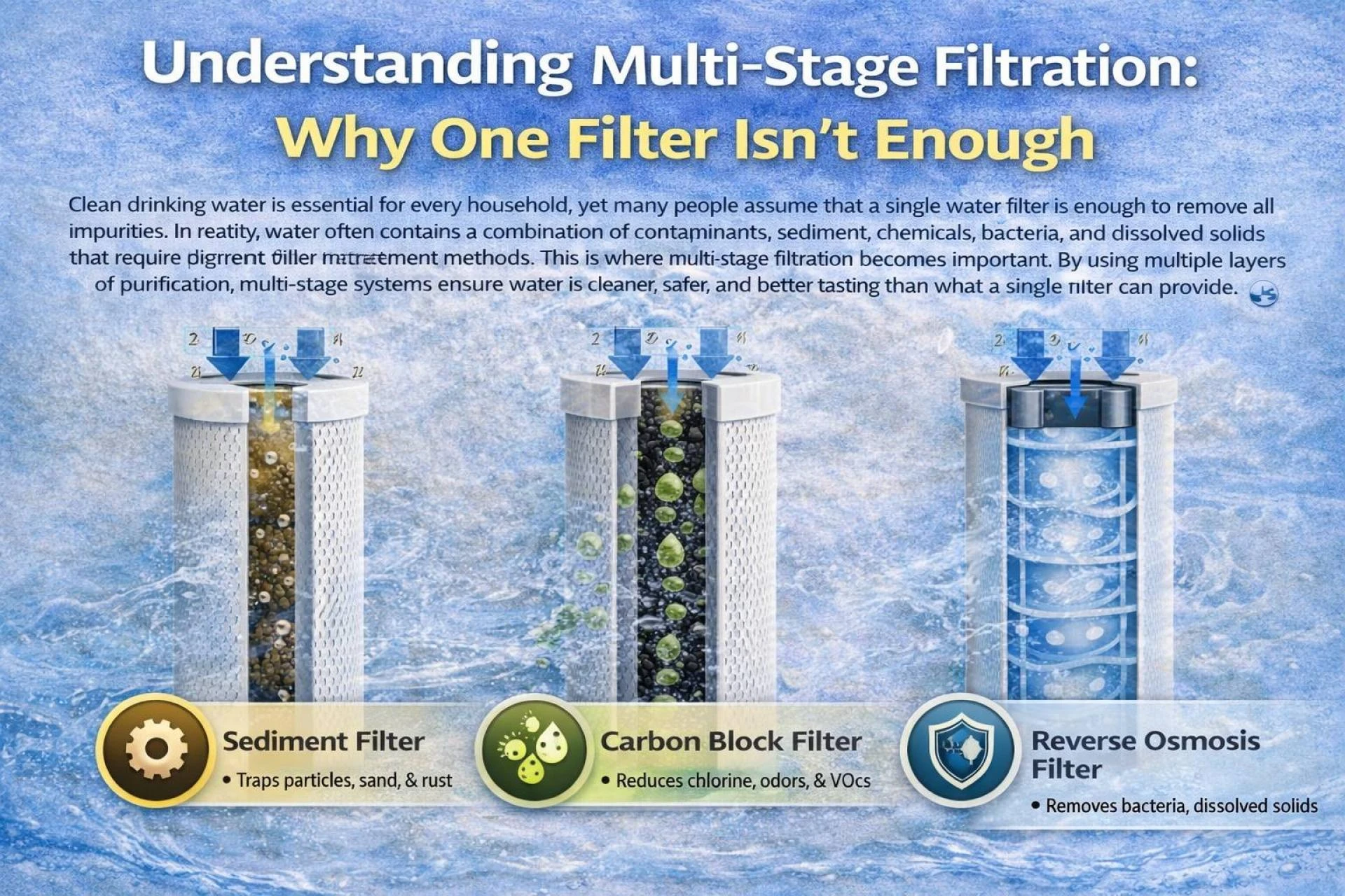 Understanding Multi-Stage Filtration: Why One Filter Isn’t Enough