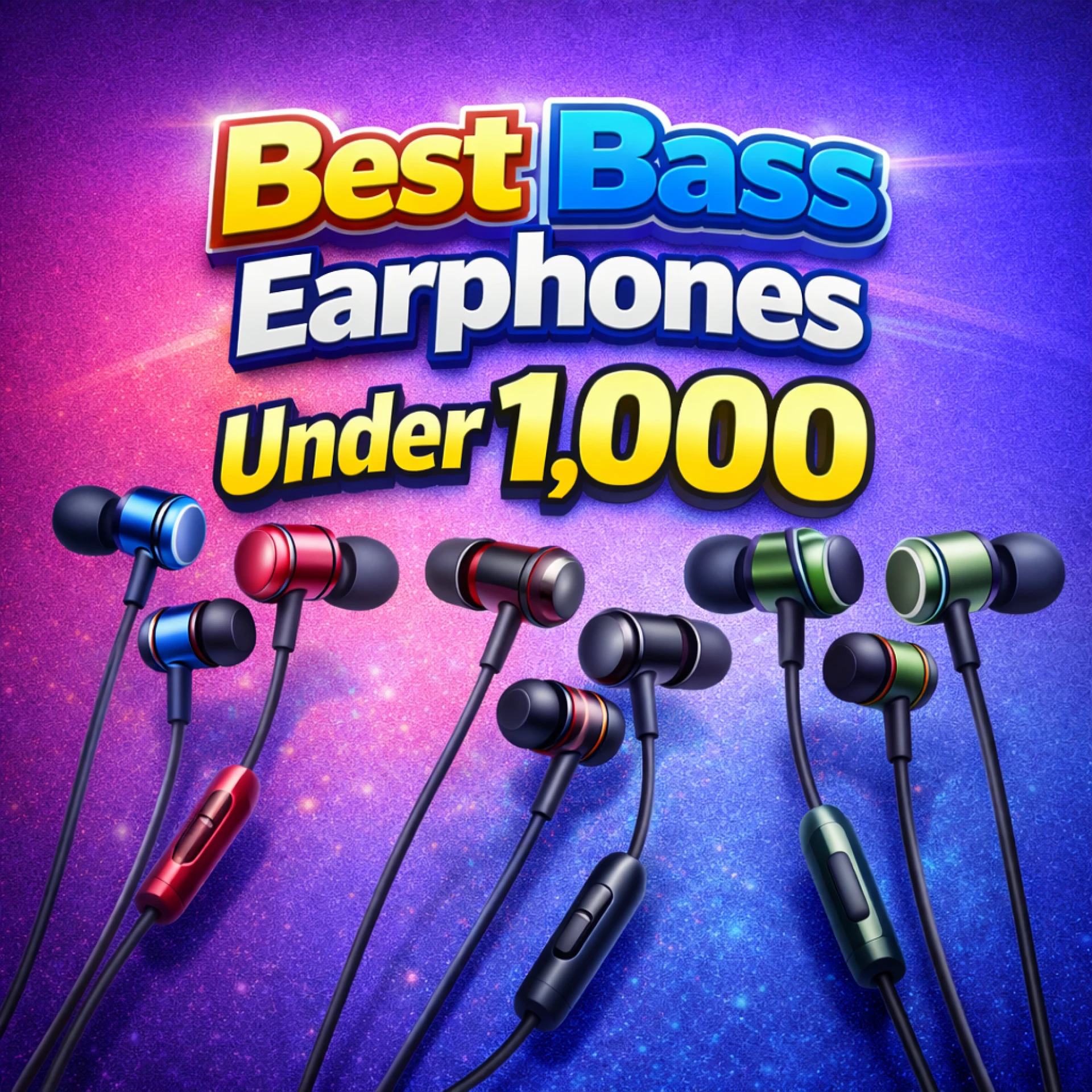Booming Sound on a Budget | Best Bass Earphones Under 1,000