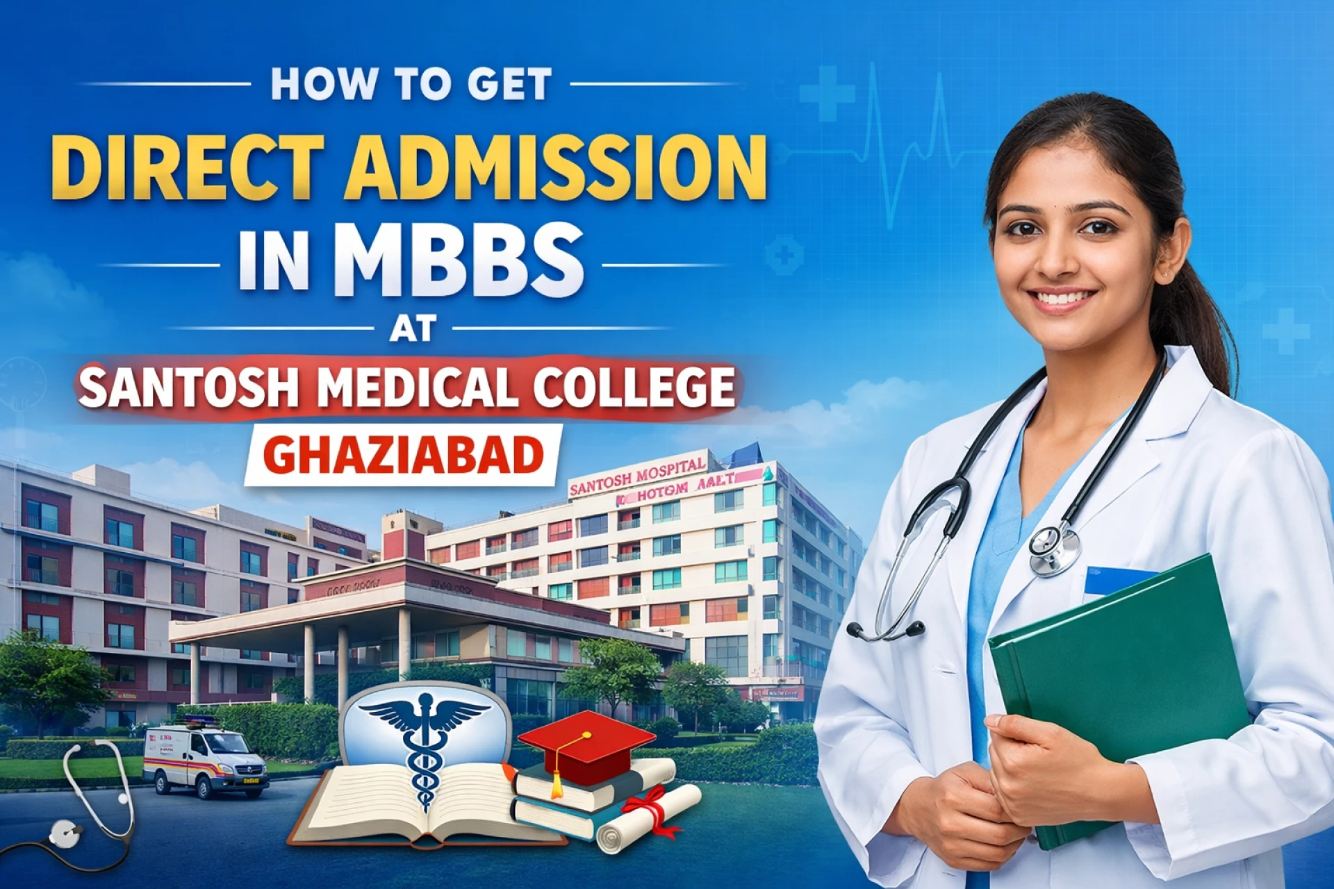 Draft: My PHow to Get Direct Admission in MBBS at Santosh Medical College Ghaziabadost Title