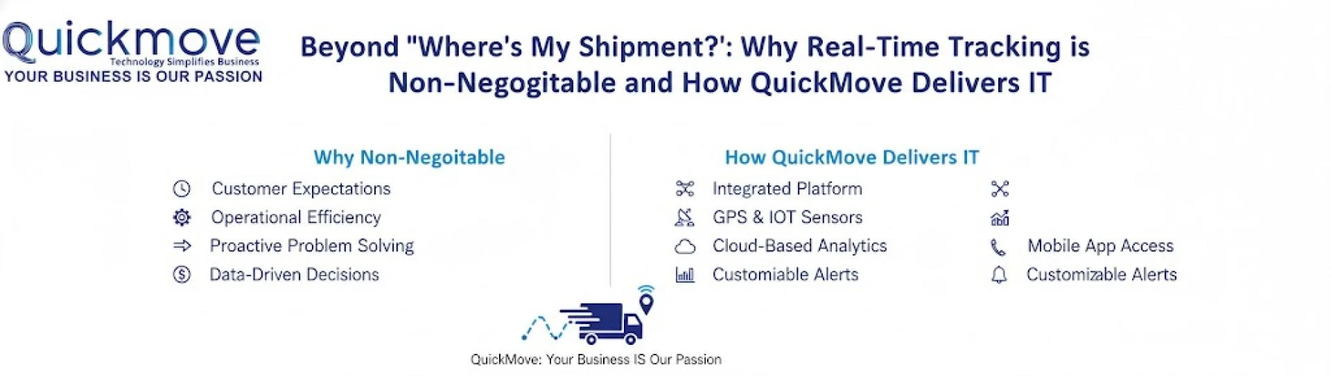 Beyond "Where's My Shipment?": Why Real-Time Tracking is Non-Negotiable and How QuickMove Delivers IT