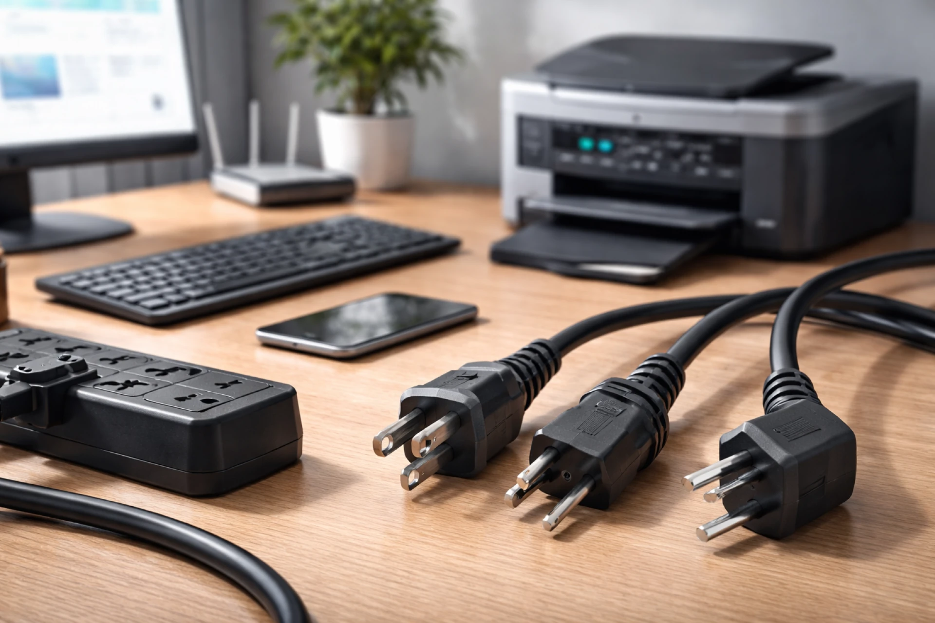 What is the Ideal Length of a NEMA Power Cord for Desk Setups?