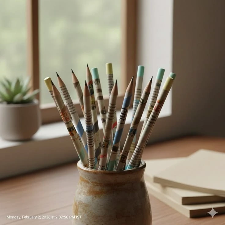 Recycled Paper Pencils: The Future of Green Stationery