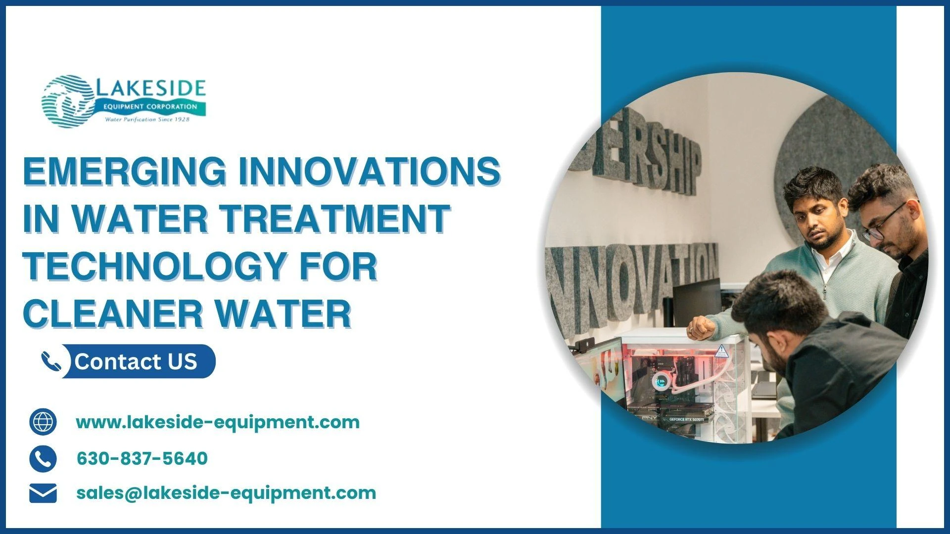 Emerging Innovations in Water Treatment Technology for Cleaner Water