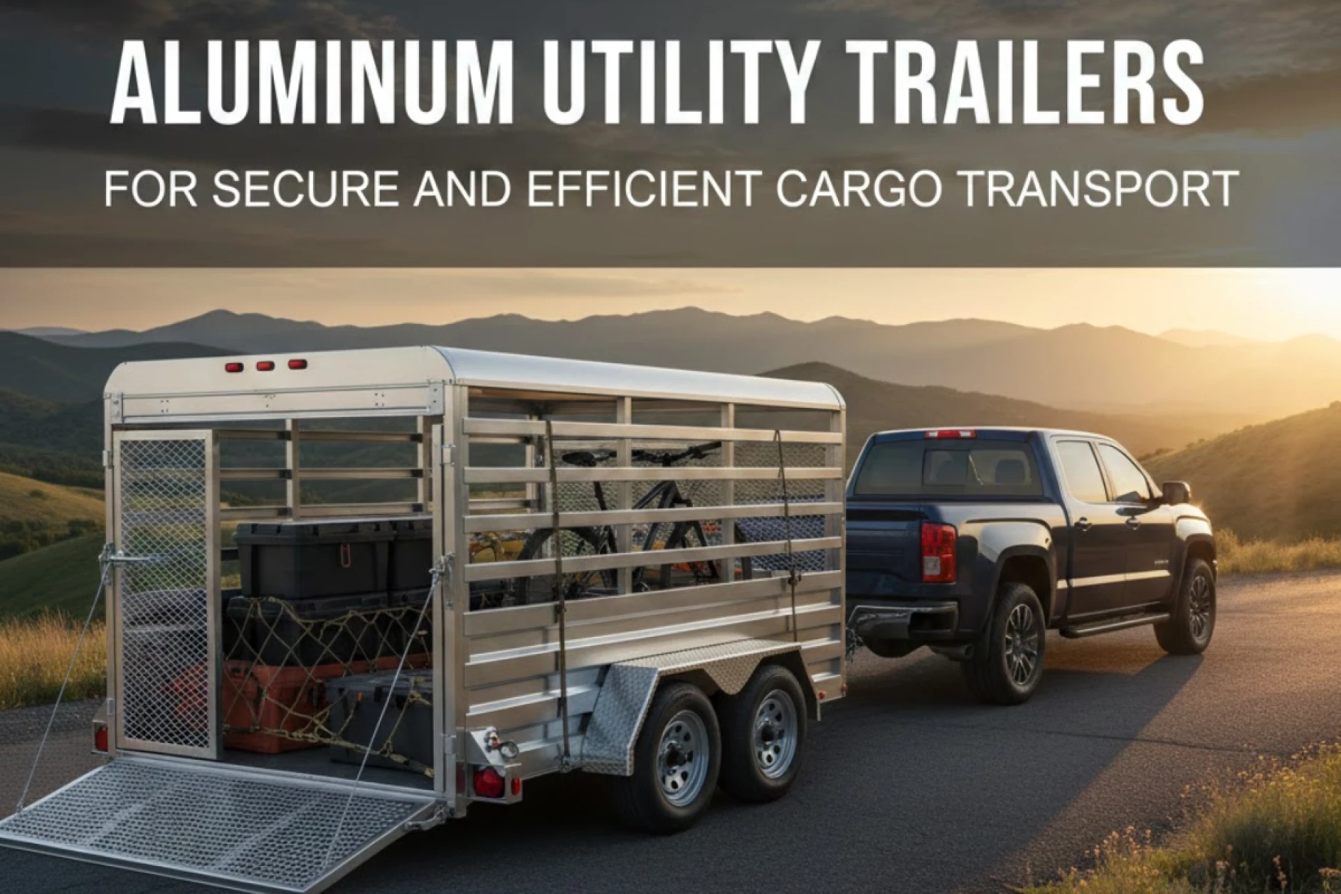 Aluminum Utility Trailers for Secure and Efficient Cargo Transport