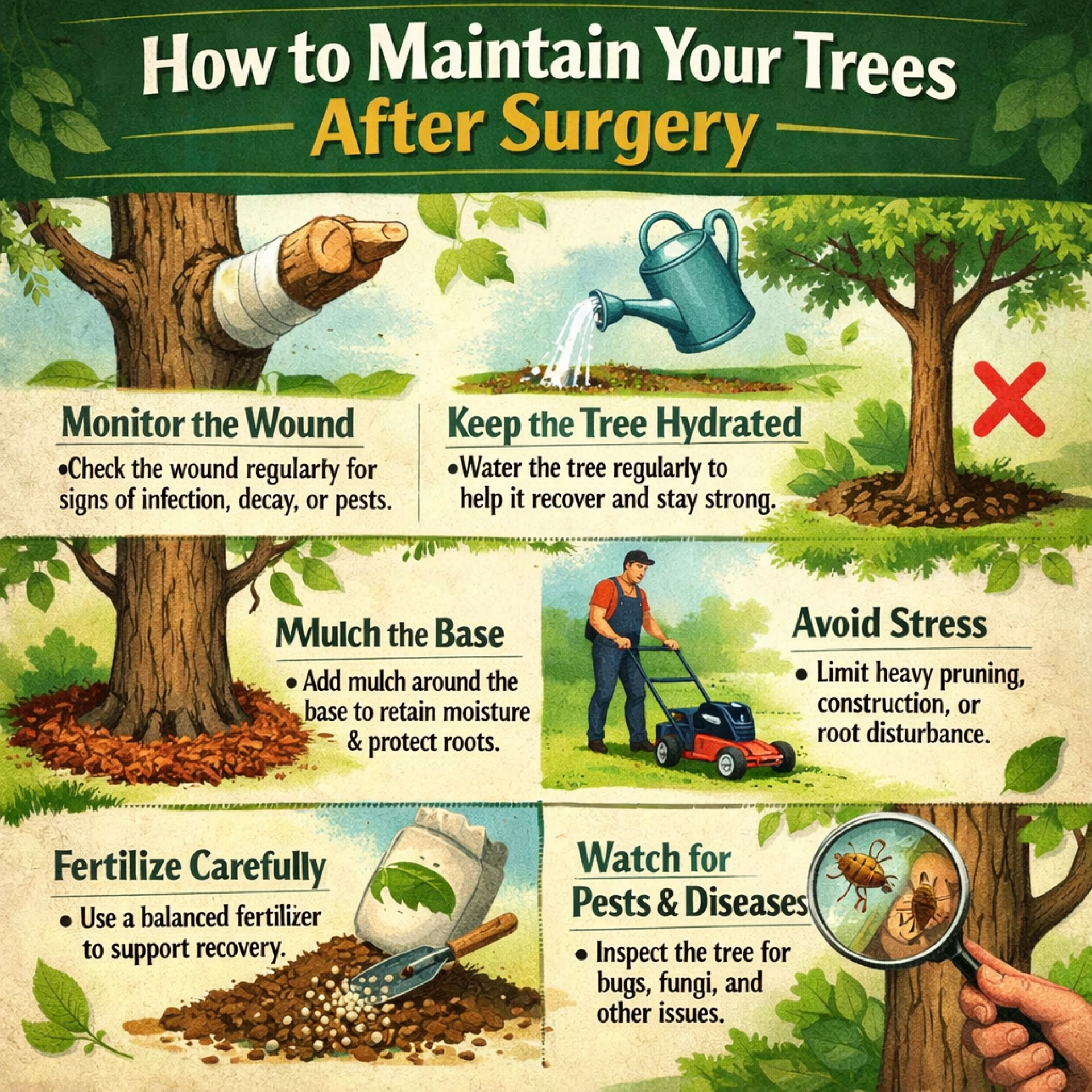 How to Maintain Your Trees After Surgery?