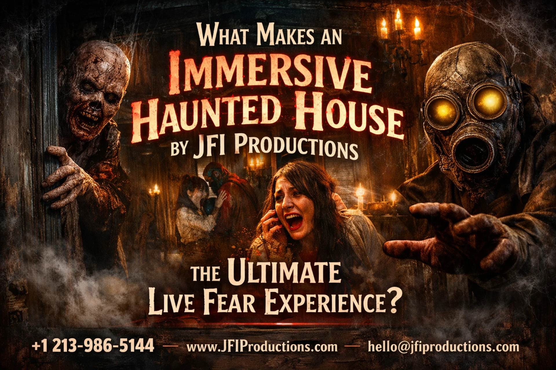 What Makes an Immersive Haunted House by JFI Productions the Ultimate Live Fear Experience?