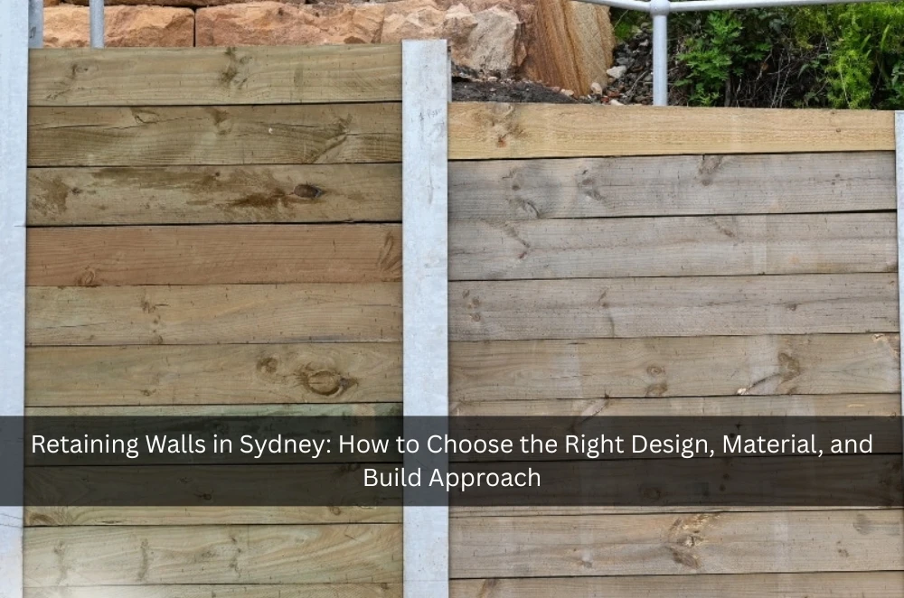 Retaining Walls in Sydney: How to Choose the Right Design, Material, and Build Approach