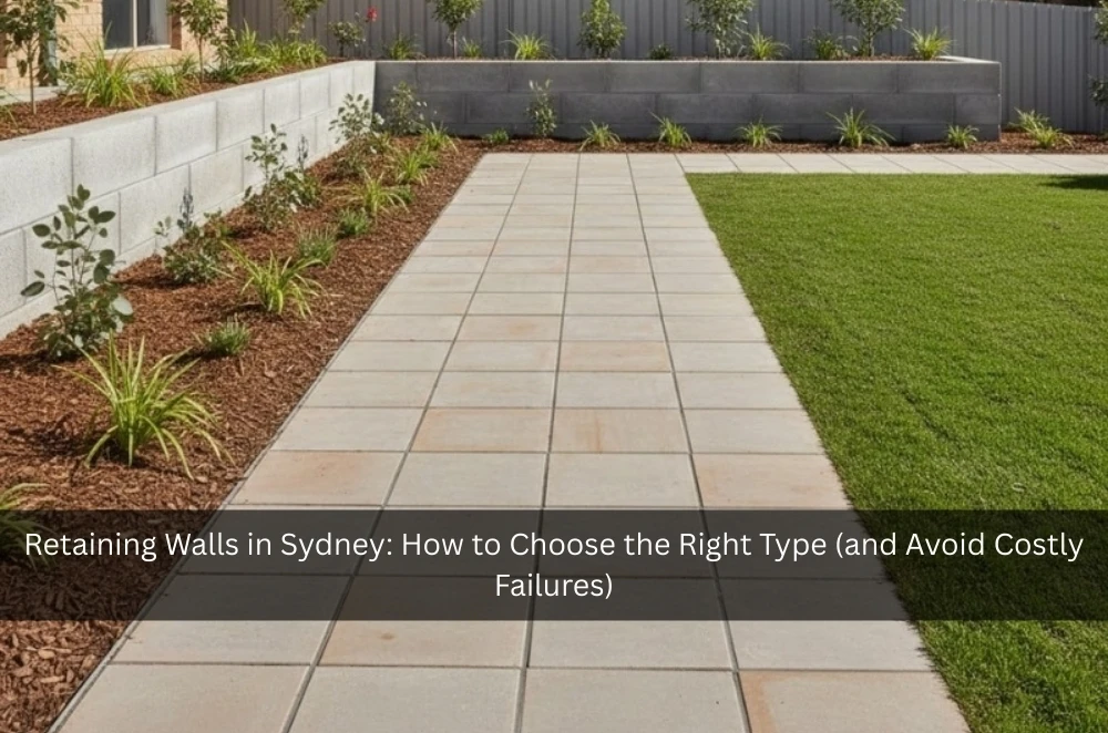 Retaining Walls in Sydney: How to Choose the Right Type (and Avoid Costly Failures)