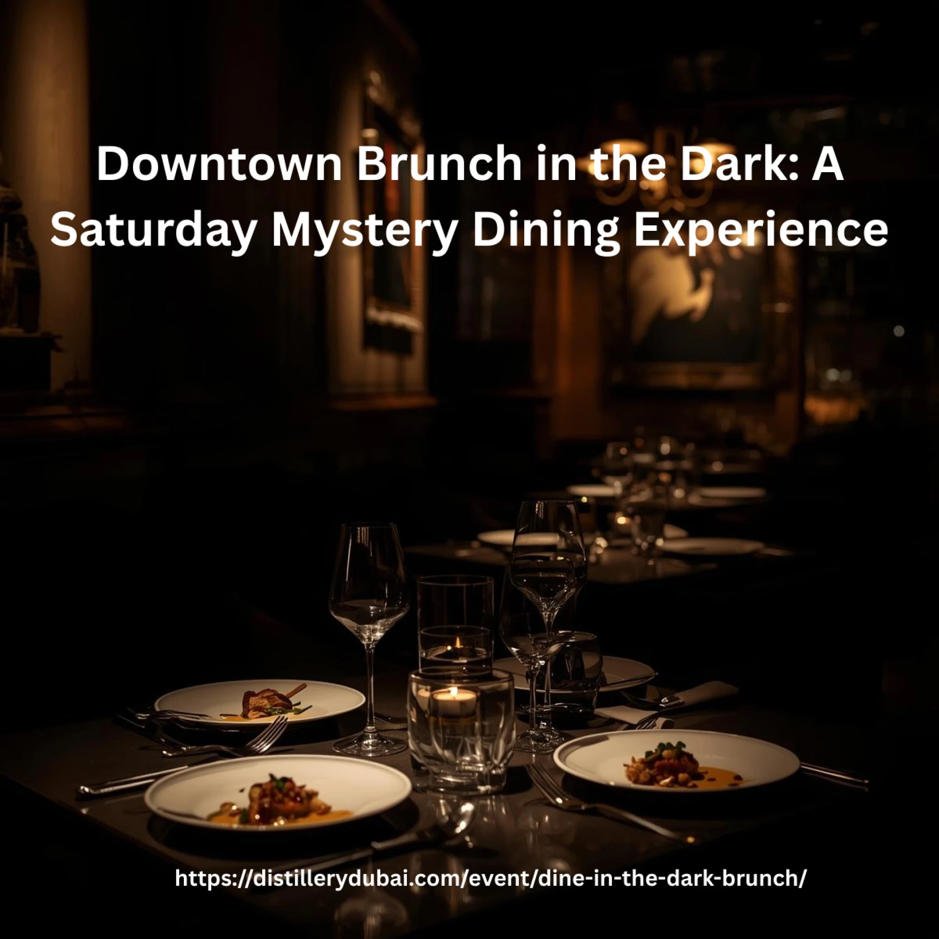 Downtown Brunch in the Dark: A Saturday Mystery Dining Experience