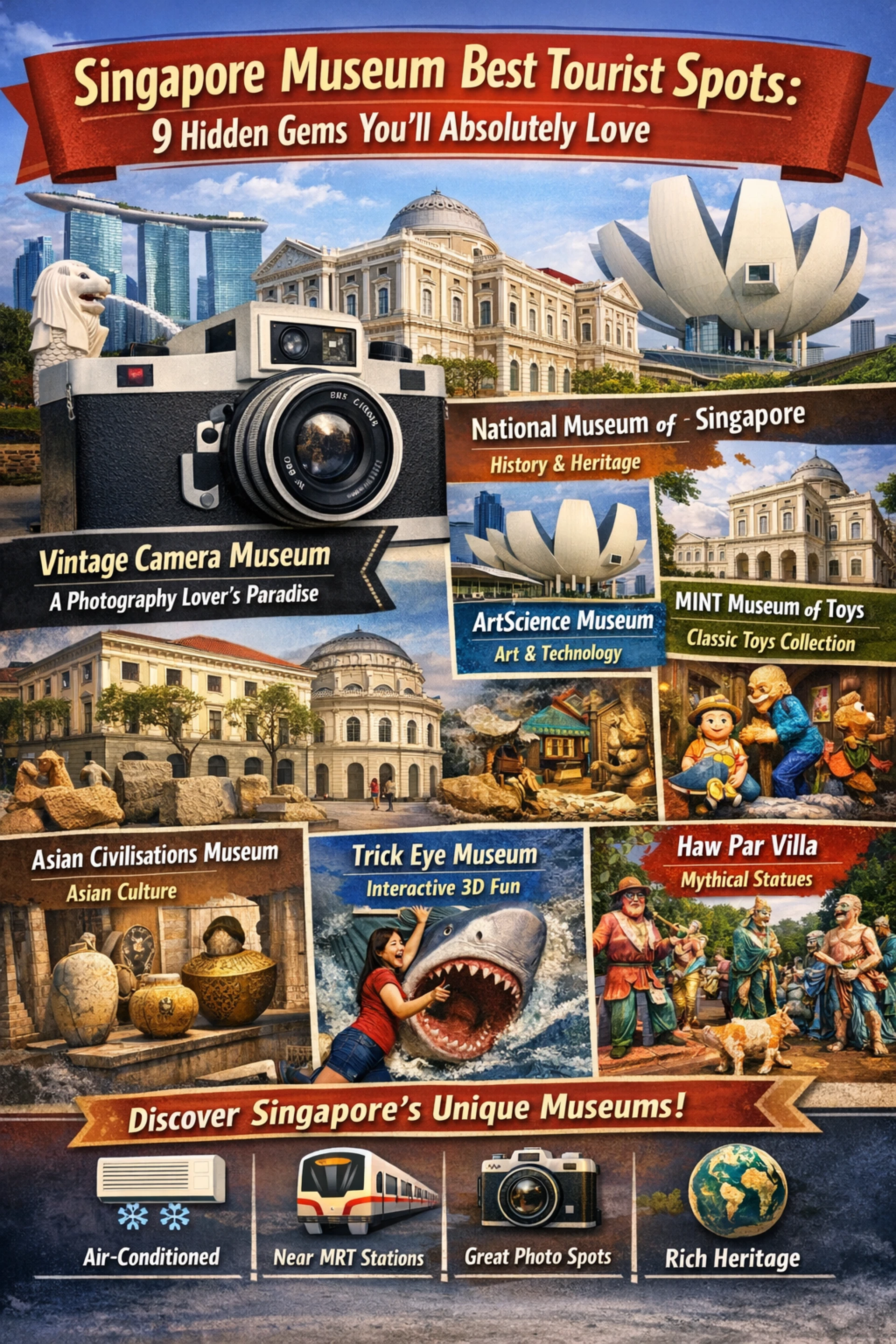 Singapore Museum Best Tourist Spots: 9 Must-Visit Hidden Gems You’ll Absolutely Love