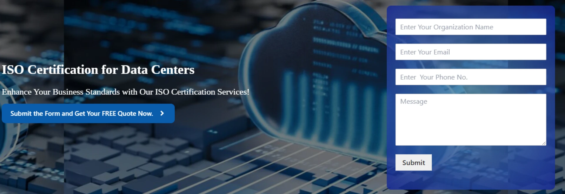 ISO Certification for Data Centers