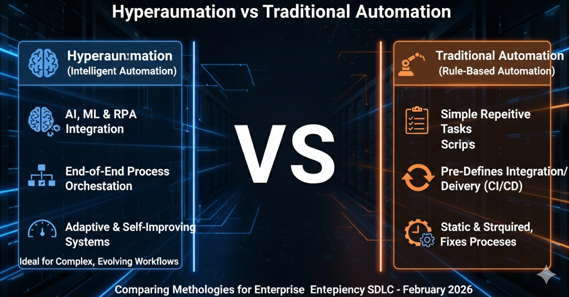 Hyperautomation vs Traditional Automation Models