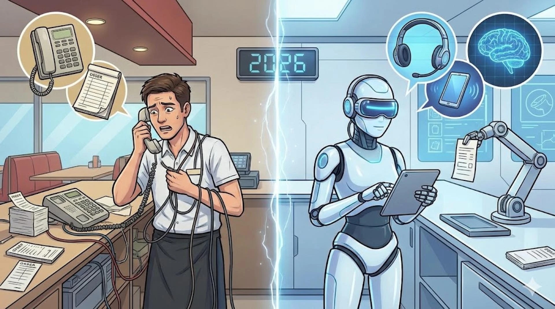 Restaurant Phone Systems: The 2026 Battle Between AI and Traditional
