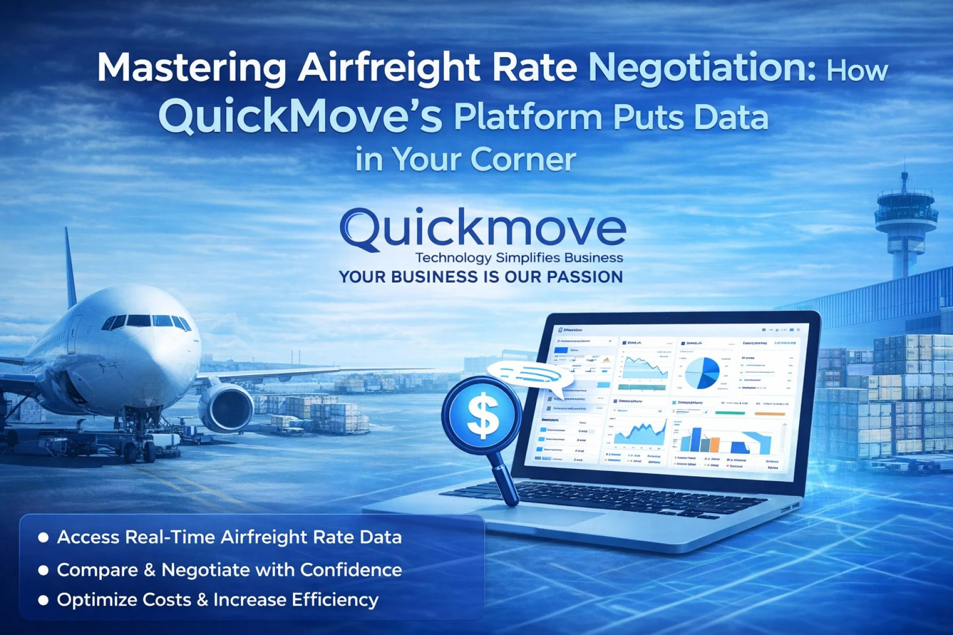 Mastering Airfreight Rate Negotiation: How QuickMove's Platform Puts Data in Your Corner