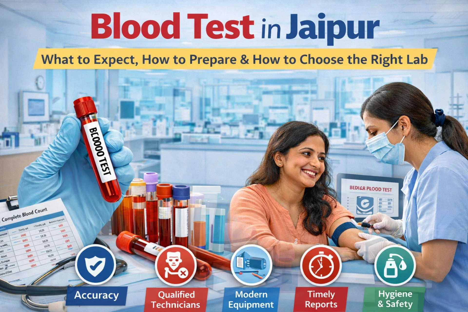 Blood Test in Jaipur: What to Expect, How to Prepare & How to Choose the Right Lab