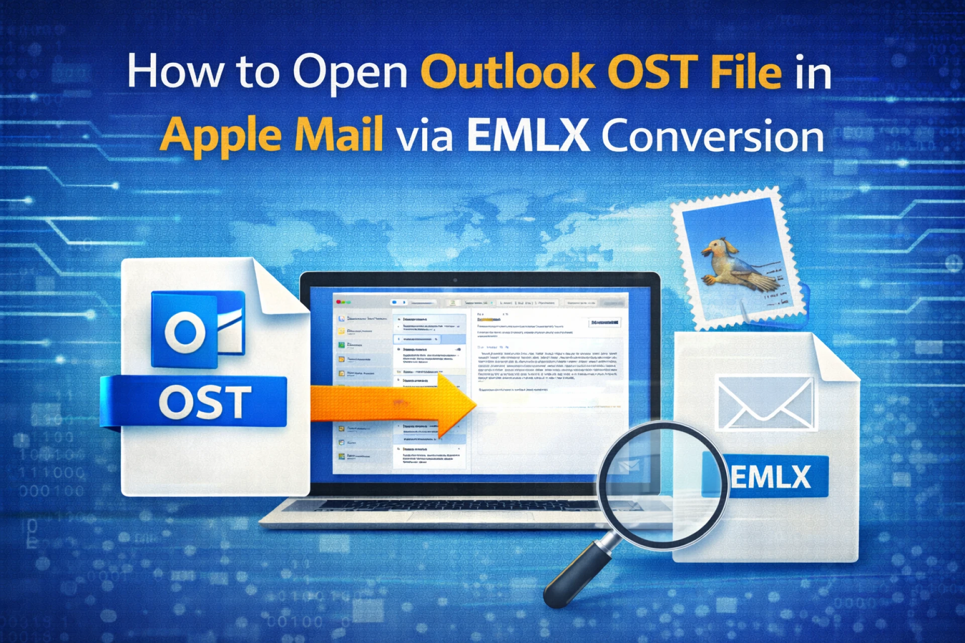 How to Open Outlook OST File in Apple Mail via EMLX Conversion